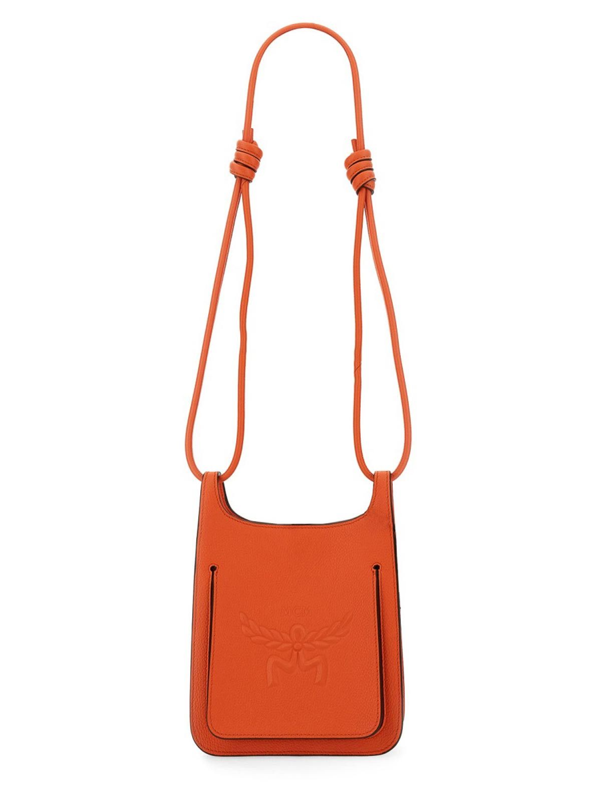 MCM o1mt1gz0125 Size: OS / Hobo Mini Bag in Orange Size ONE SIZE - 1 Thumbnail