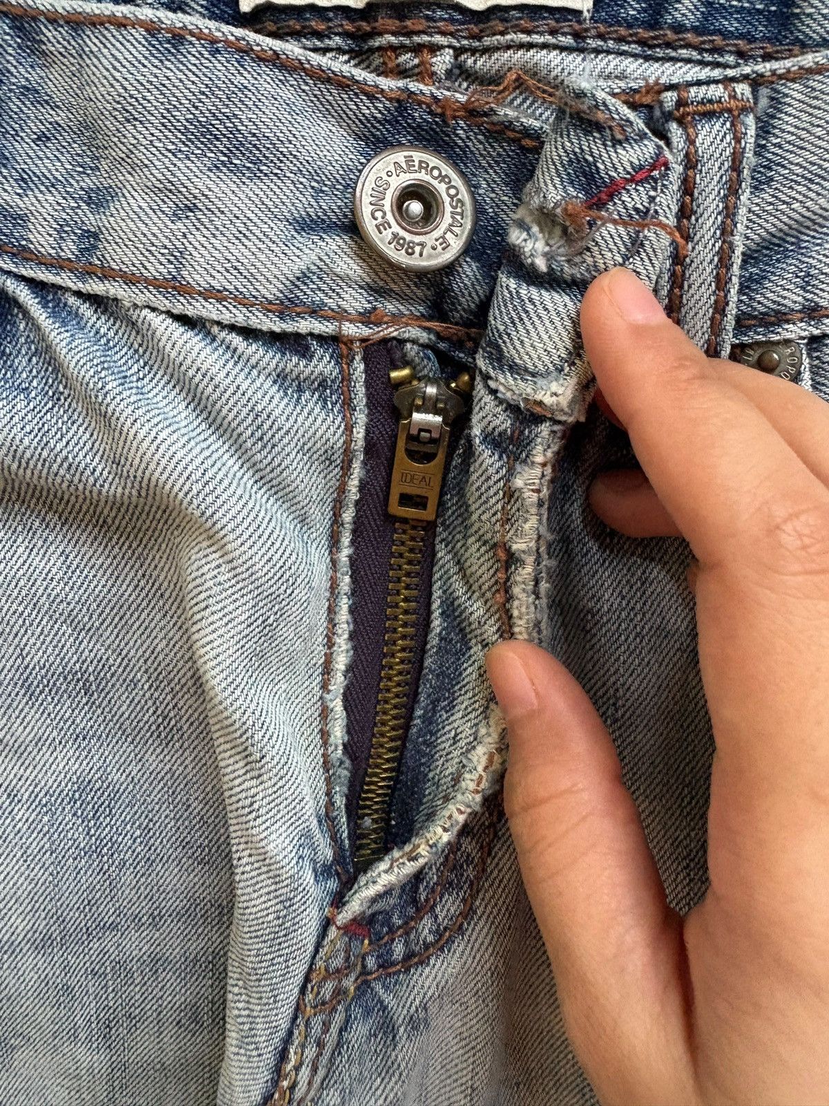 Japanese Brand Vintage Japanese Brand Patches Faded Wash Bootcut Jeans Size US 29 - 3 Thumbnail