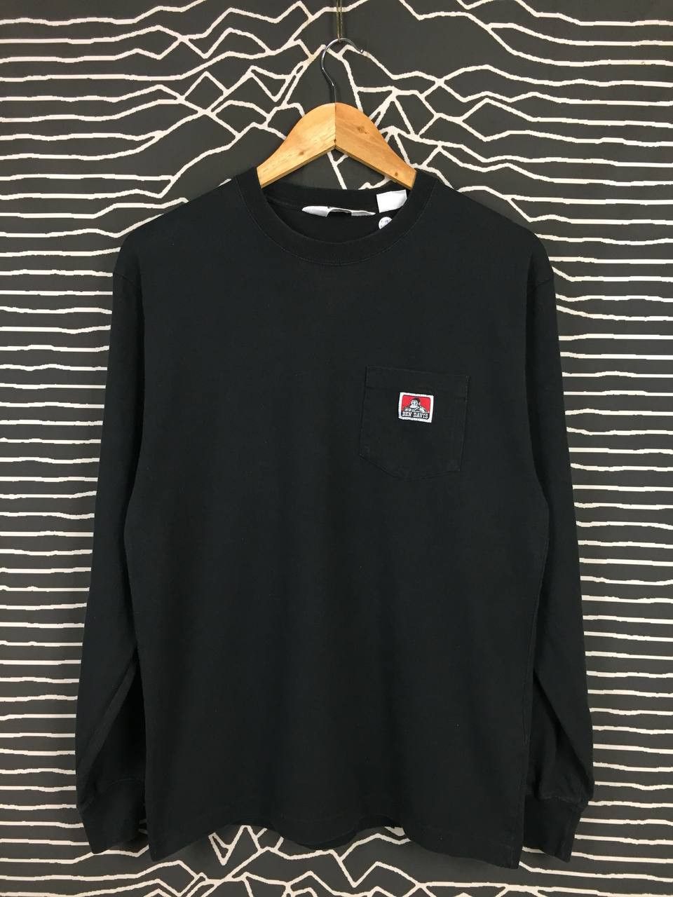 Ben Davis × Vintage Ben Davis Work Clothing Pocket Longsleeve Tee Size US M / EU 48-50 / 2 - 2 Thumbnail