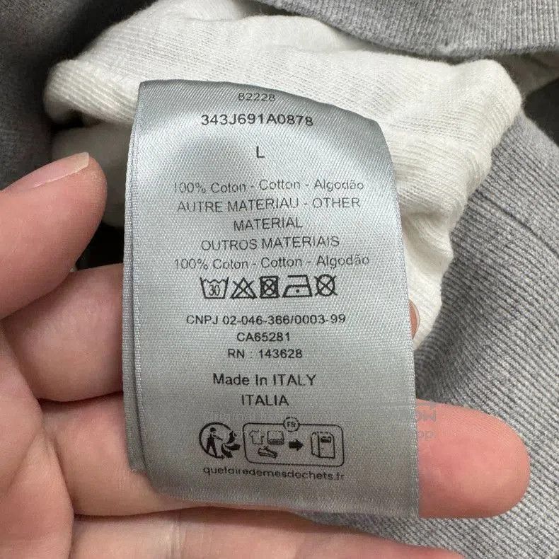 Dior Dior Distressed Logo Hoodie Sweatshirt. Size US L / EU 52-54 / 3 - 4 Thumbnail