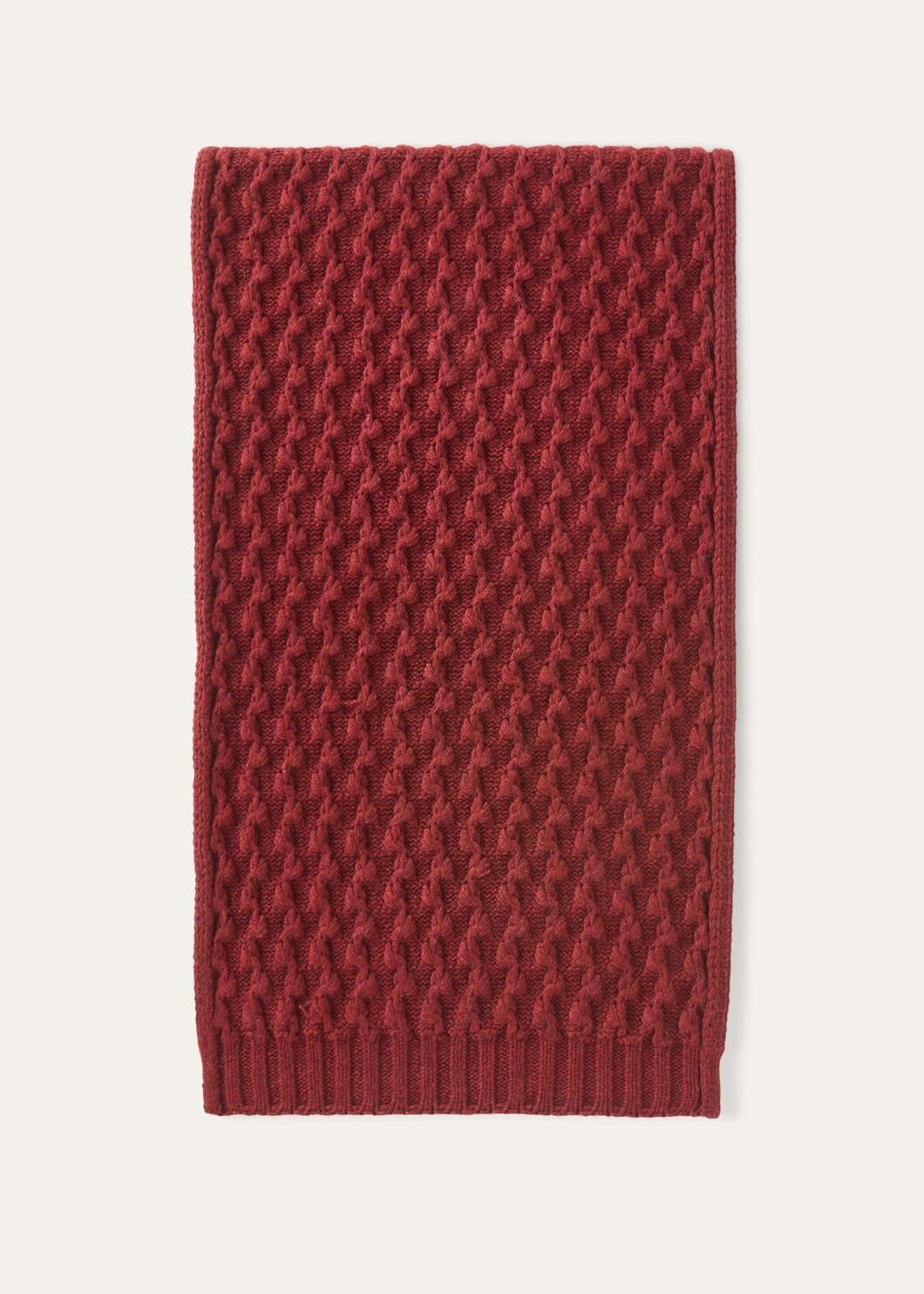 Loro Piana o1w1db10725 FAO5148 Size: OS / Vallé Scarf in Dark Red Size ONE SIZE - 1 Thumbnail