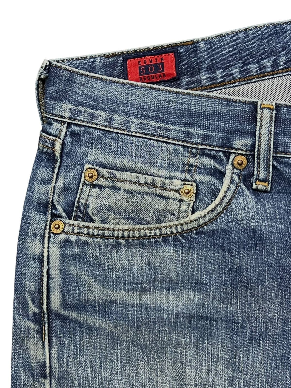 Edwin Loose Edwin 503z Japan - Faded Rusty Wash Jeans Size US 33 - 8 Thumbnail
