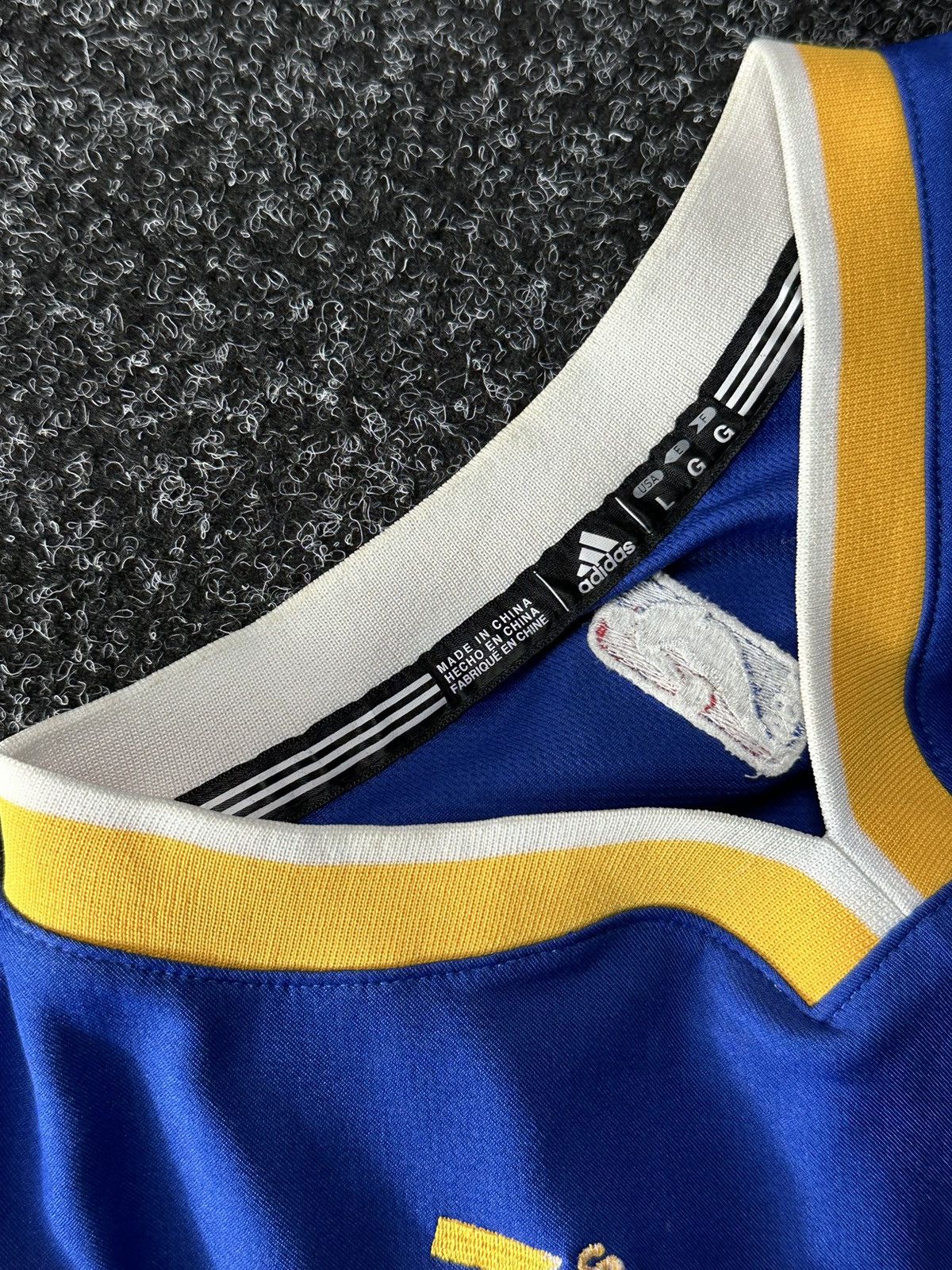 Adidas × NBA × Vintage 🚨 Adidas Golden State Warriors Curry #30 Jersey Basketball Size US L / EU 52-54 / 3 - 5 Thumbnail