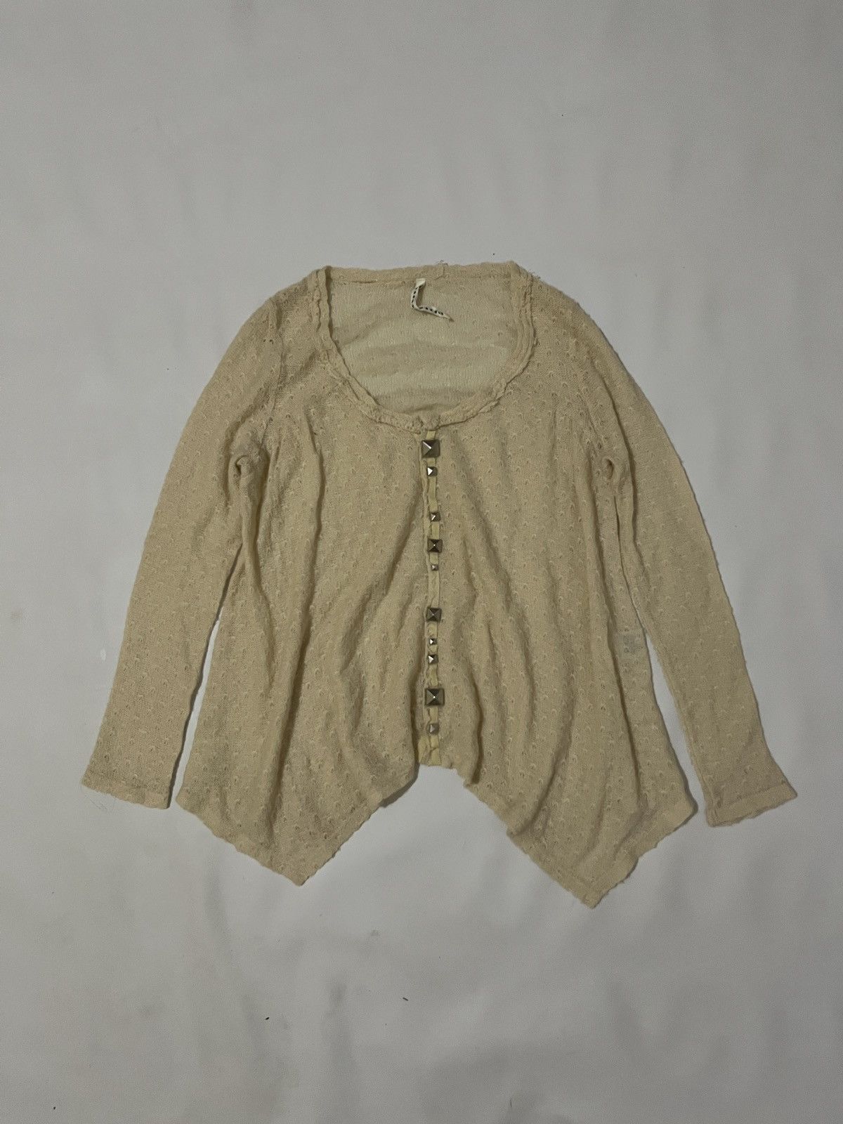 Issey Miyake Sunao Kuwahara by issey miyake cardigan knit studded button Size M / US 6-8 / IT 42-44 - 1 Thumbnail