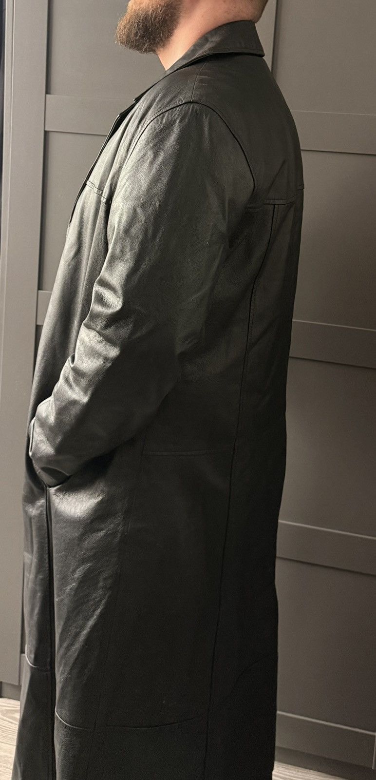 Warner Bros 2003 The Matrix Official Leather Trench Coat Warner Bros XL Size US XL / EU 56 / 4 - 14 Thumbnail