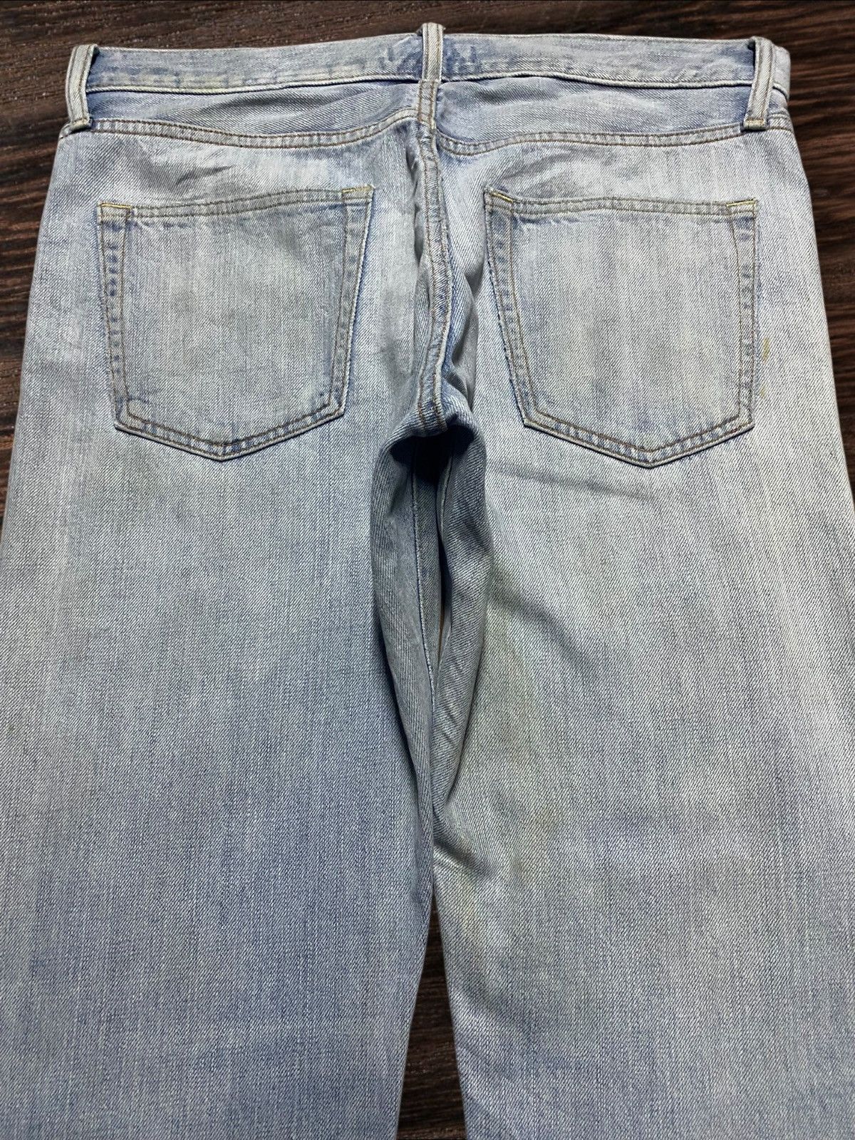 Japanese Brand Vintage Japanese Brand Uniqlo Light Wash Distressed Loose Size US 34 / EU 50 - 4 Thumbnail