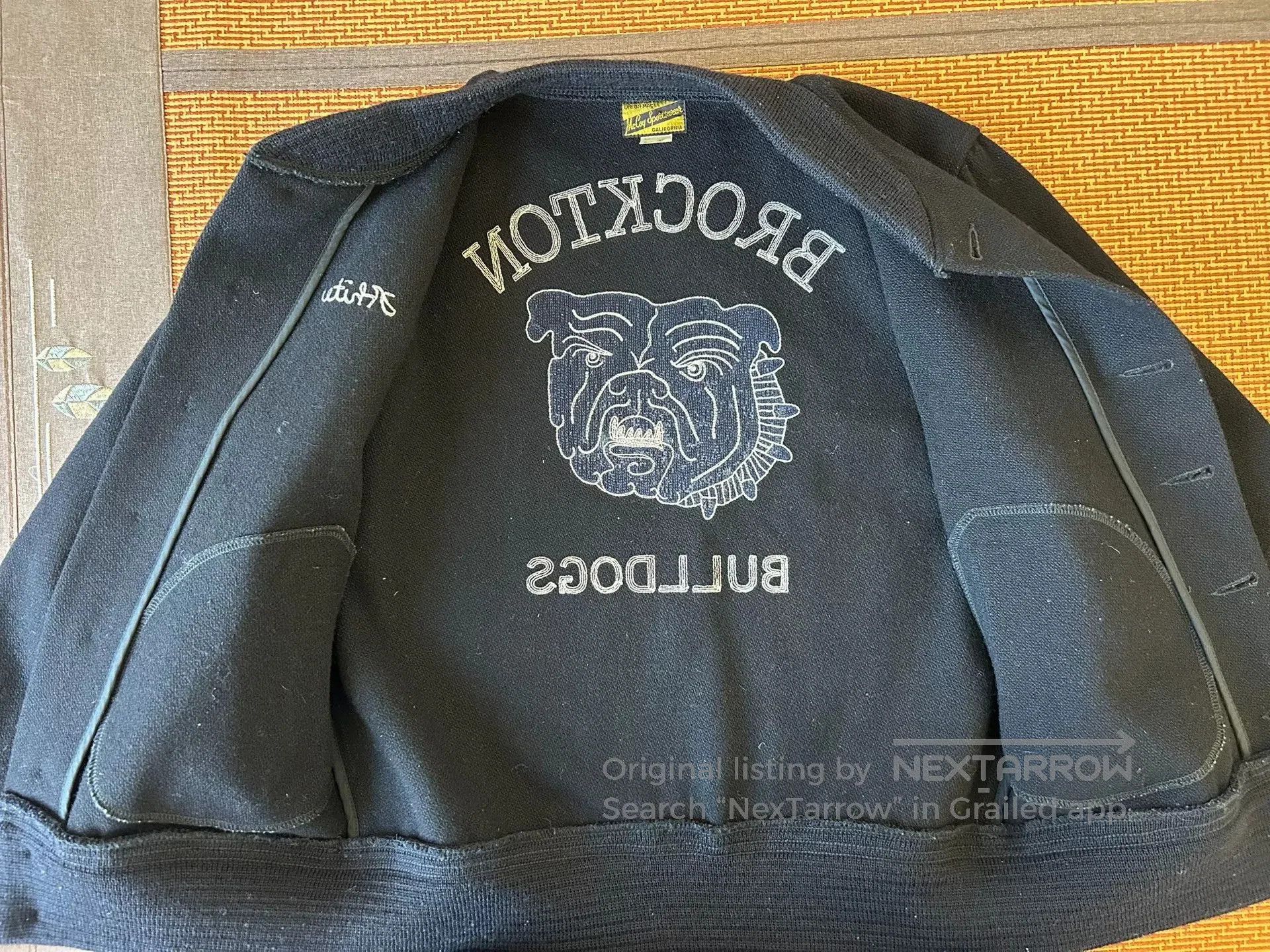 The Real McCoy's real McCoy Baseball Jacket with Embroidery. Size US M / EU 48-50 / 2 - 3 Thumbnail