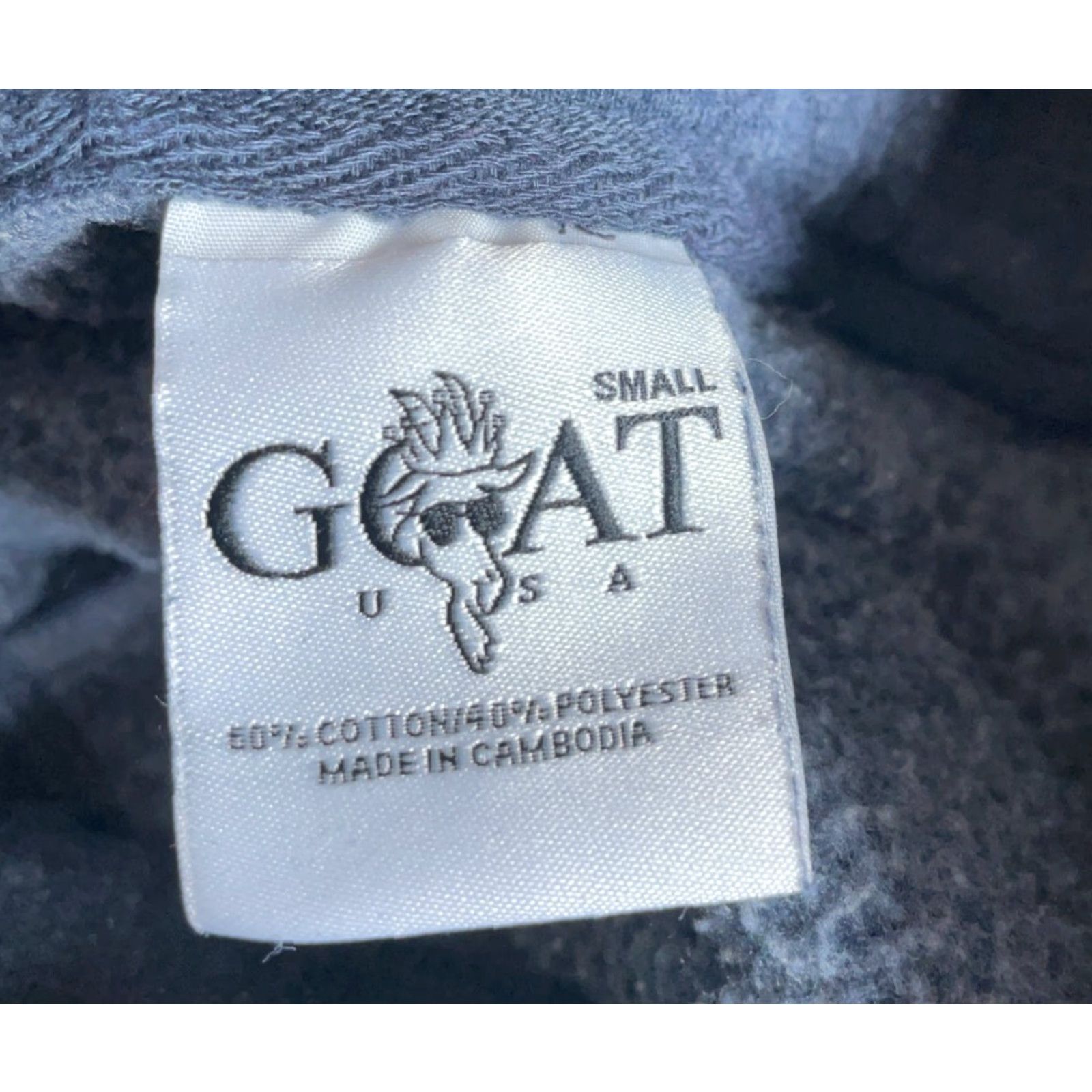 Vintage GOAT USA Hoodie Adult Small Blue Pullover Embroidered Mountain Club Sweatshirt Size US S / EU 44-46 / 1 - 3 Thumbnail