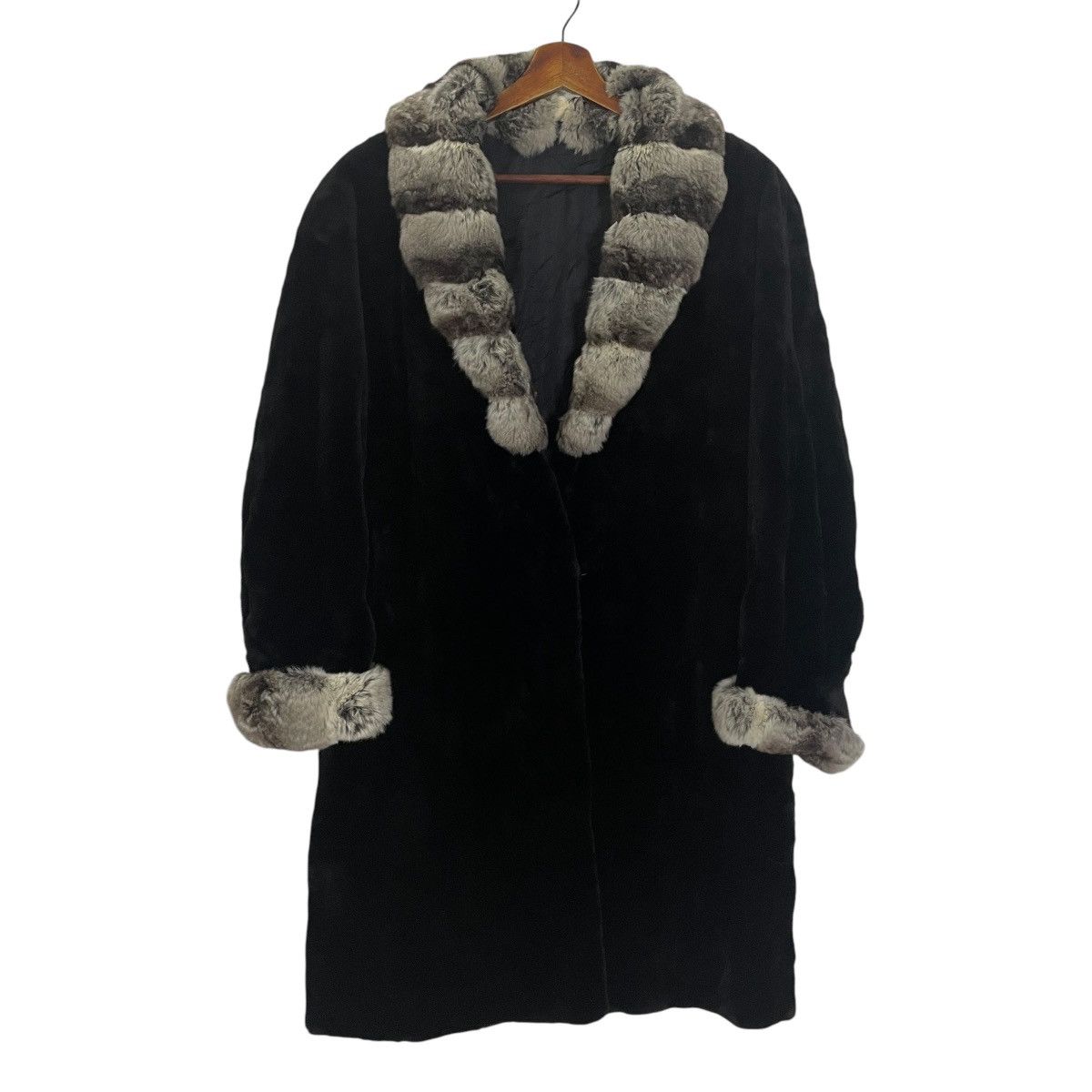 Saga Outerwear Vintage Saga Minx Fur Long Jacket Size US L / EU 52-54 / 3 - 1 Thumbnail