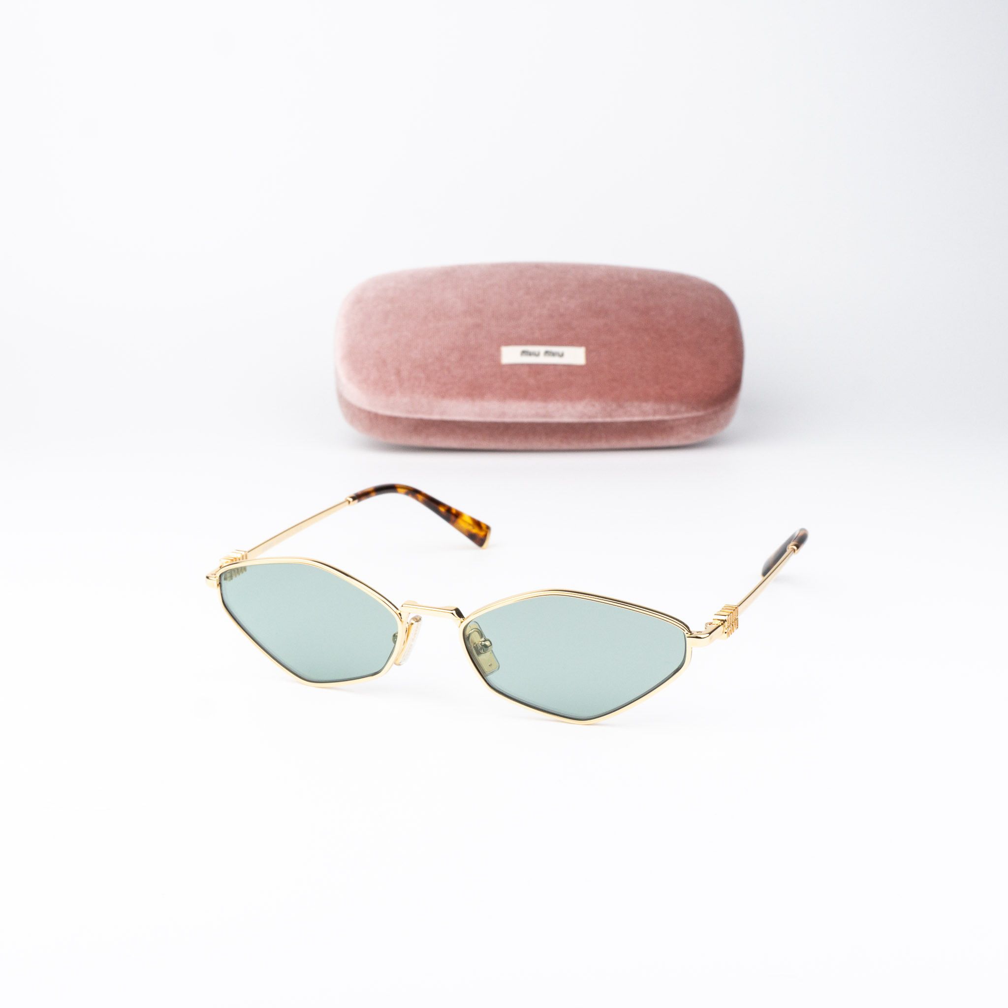 Miu Miu Miu Miu REGARD Women Sunglasses MU56ZS 5AK04M NEW AUTHENTIC Size ONE SIZE - 1 Thumbnail