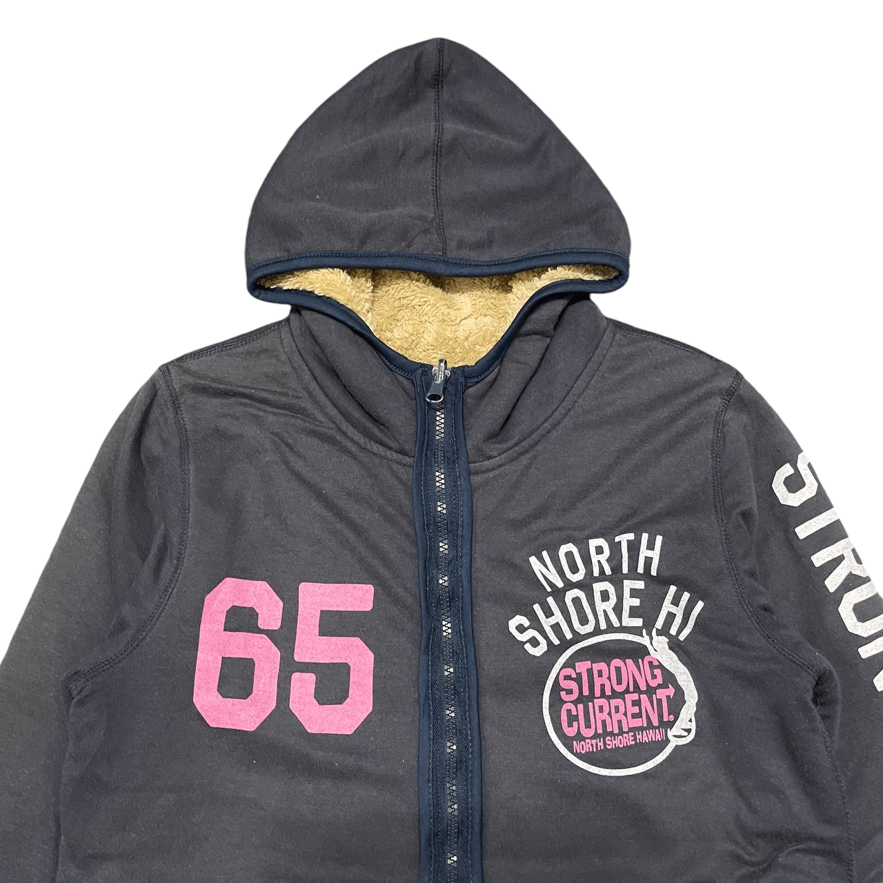 Ocean Current Vintage Strong Current North Shore Hawaii Reversible Hoodie Size US S / EU 44-46 / 1 - 11 Thumbnail