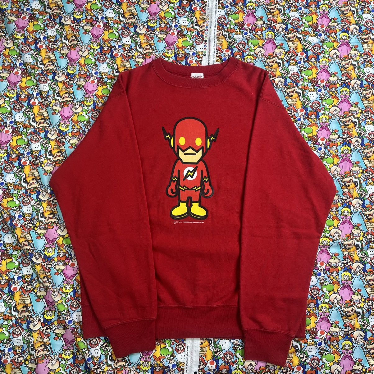 Bape × DC Comics OG BAPE x The Flash 2007 Crewneck Size M Size US M / EU 48-50 / 2 - 1 Thumbnail