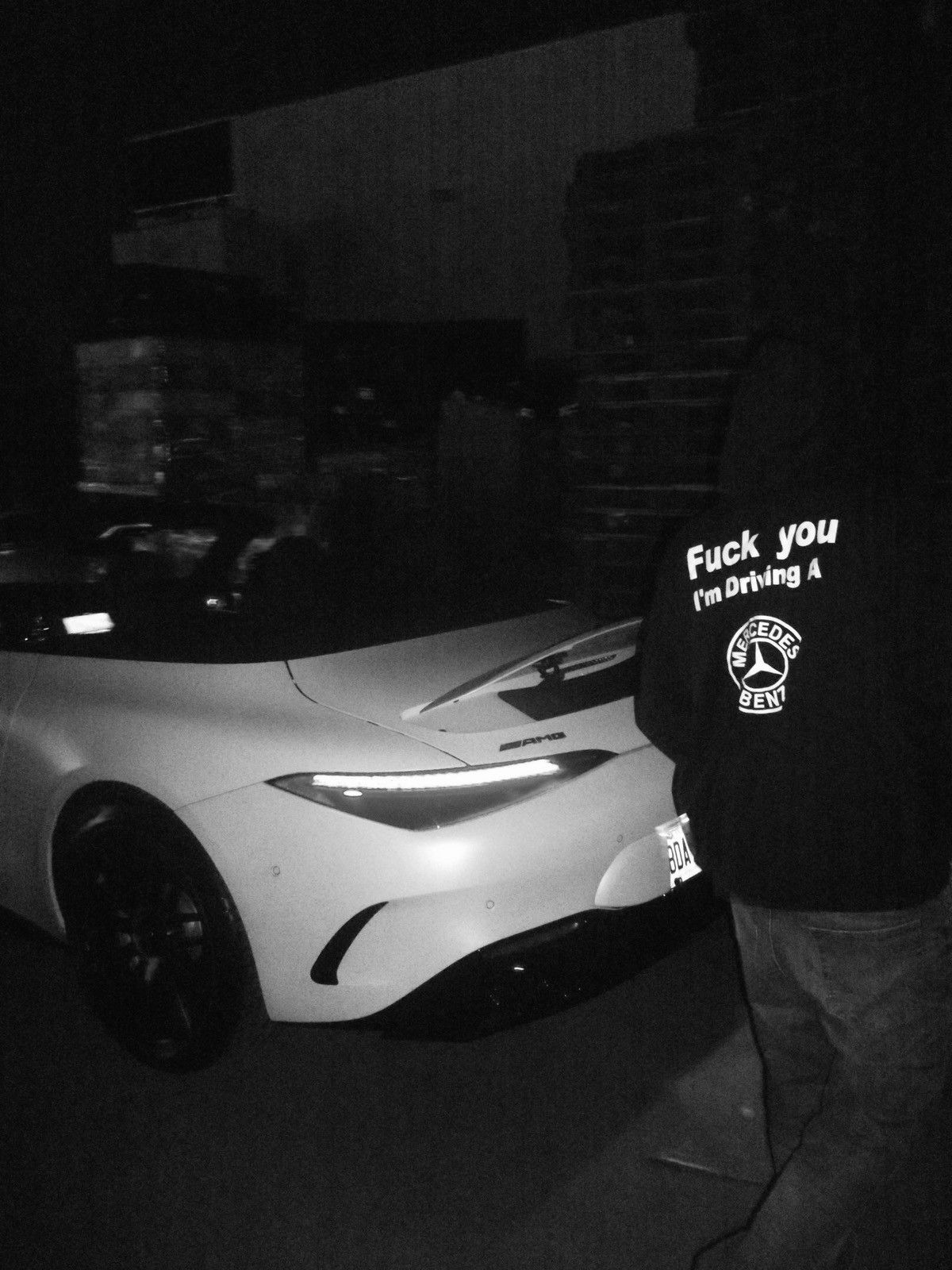 Mercedes-Benz Vintage Y2K Mercedes Zip Hoodie F*ck Driving Baggy Fit Japan Size US XL / EU 56 / 4 - 2 Thumbnail