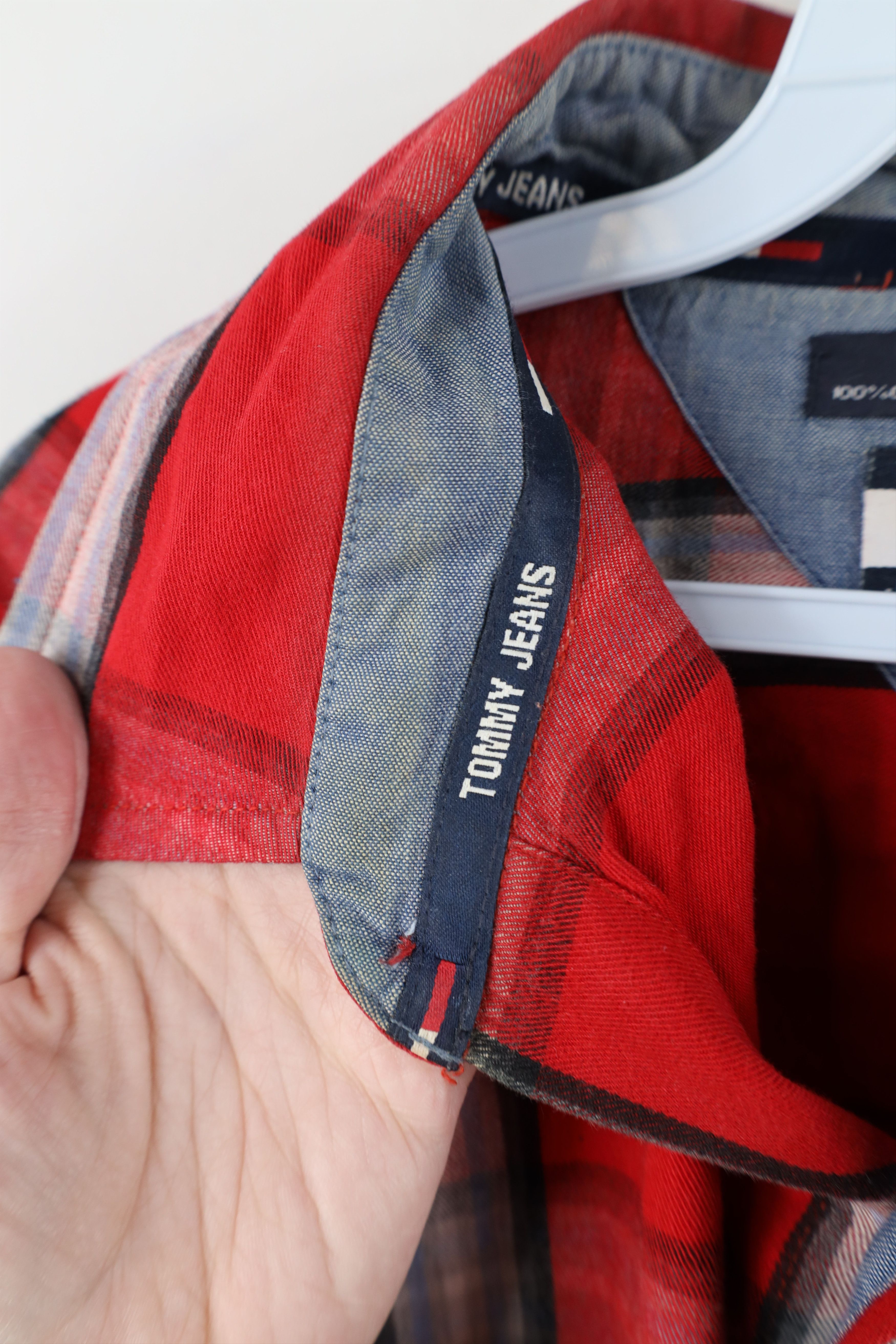 Tommy Hilfiger Vintage 90s Y2K Tommy Hilfiger Baggy Flannel Button Shirt Size US M / EU 48-50 / 2 - 10 Thumbnail