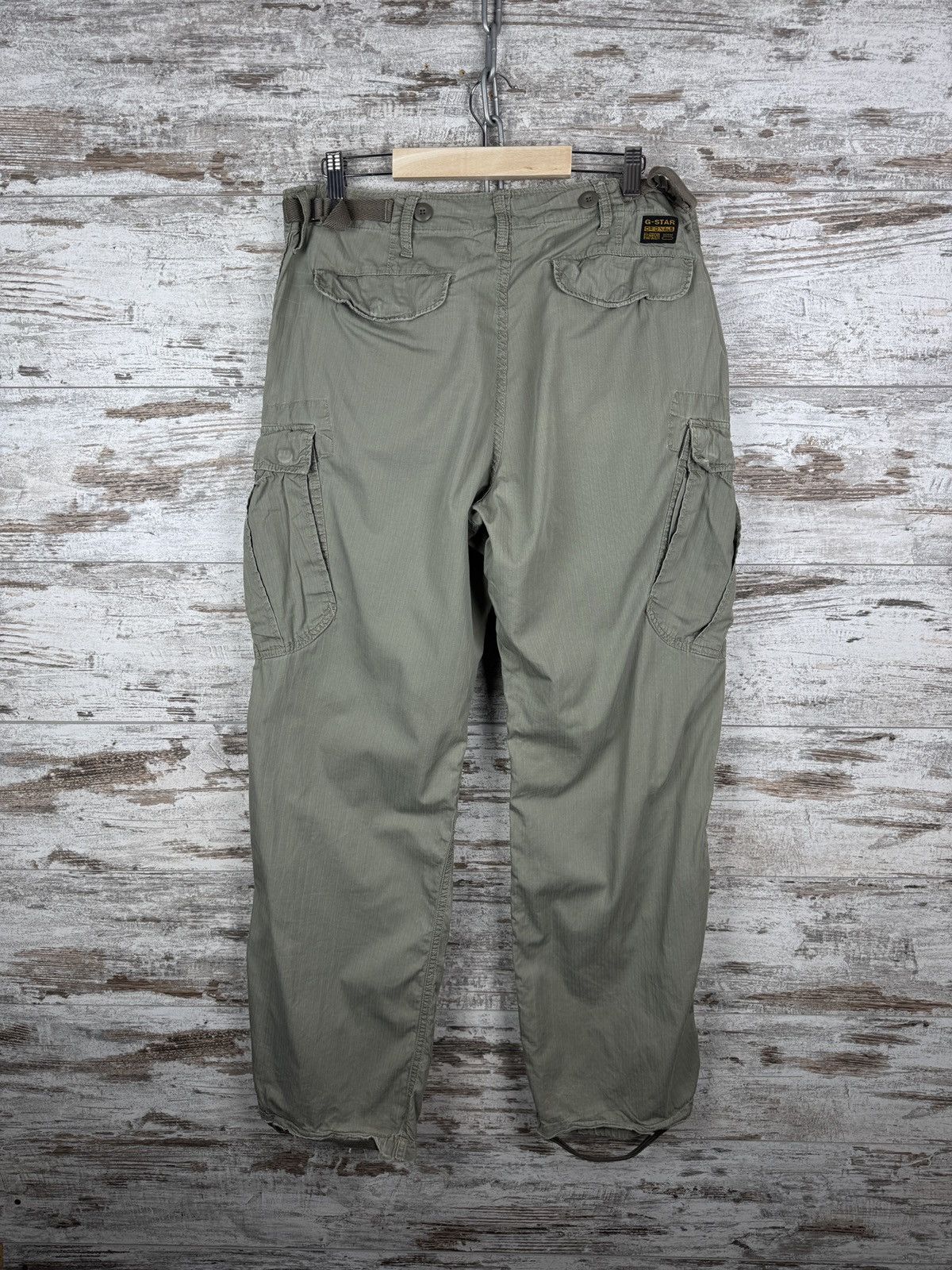 G-Star Mens Vintage G Star Raw cargo pants Y2K avant garde jeans Size US 34 / EU 50 - 9 Thumbnail