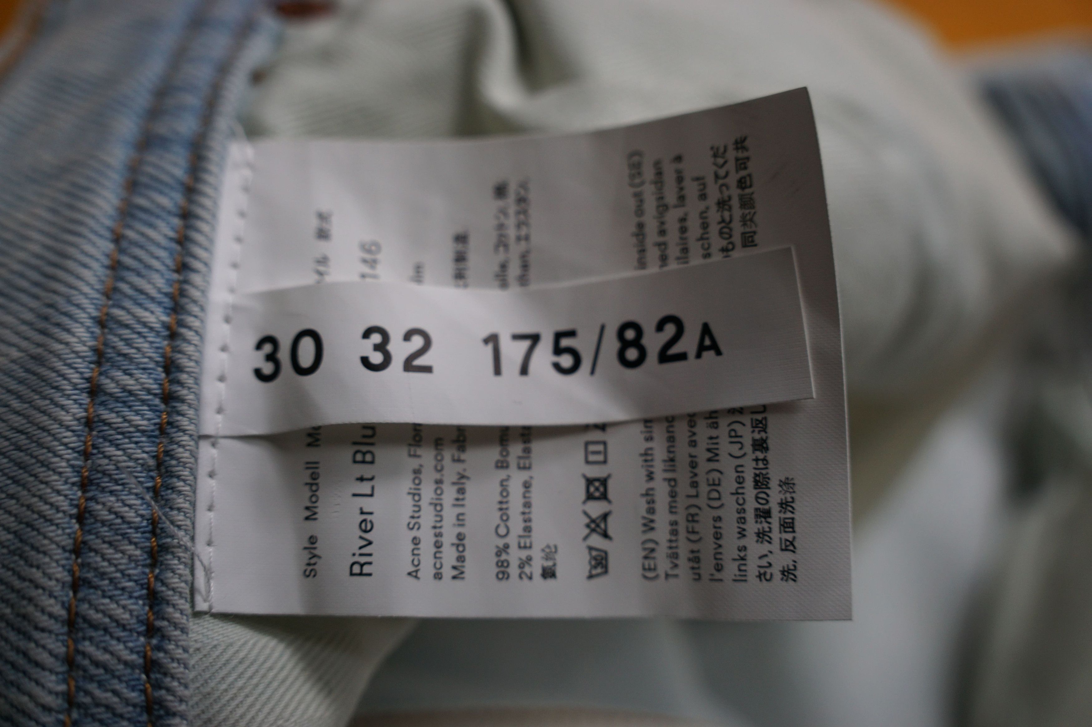 Acne Studios Acne Studios Light Blue River Jeans 30x32 Size US 30 / EU 46 - 7 Thumbnail