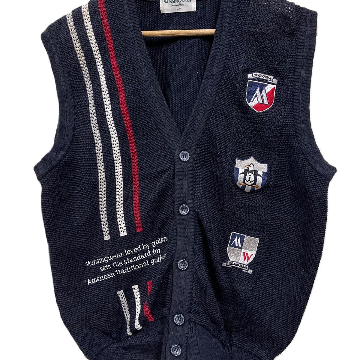 Grand Slam Vintage Munsingwear Grandslam knitwear vest Size US L / EU 52-54 / 3 - 2 Thumbnail