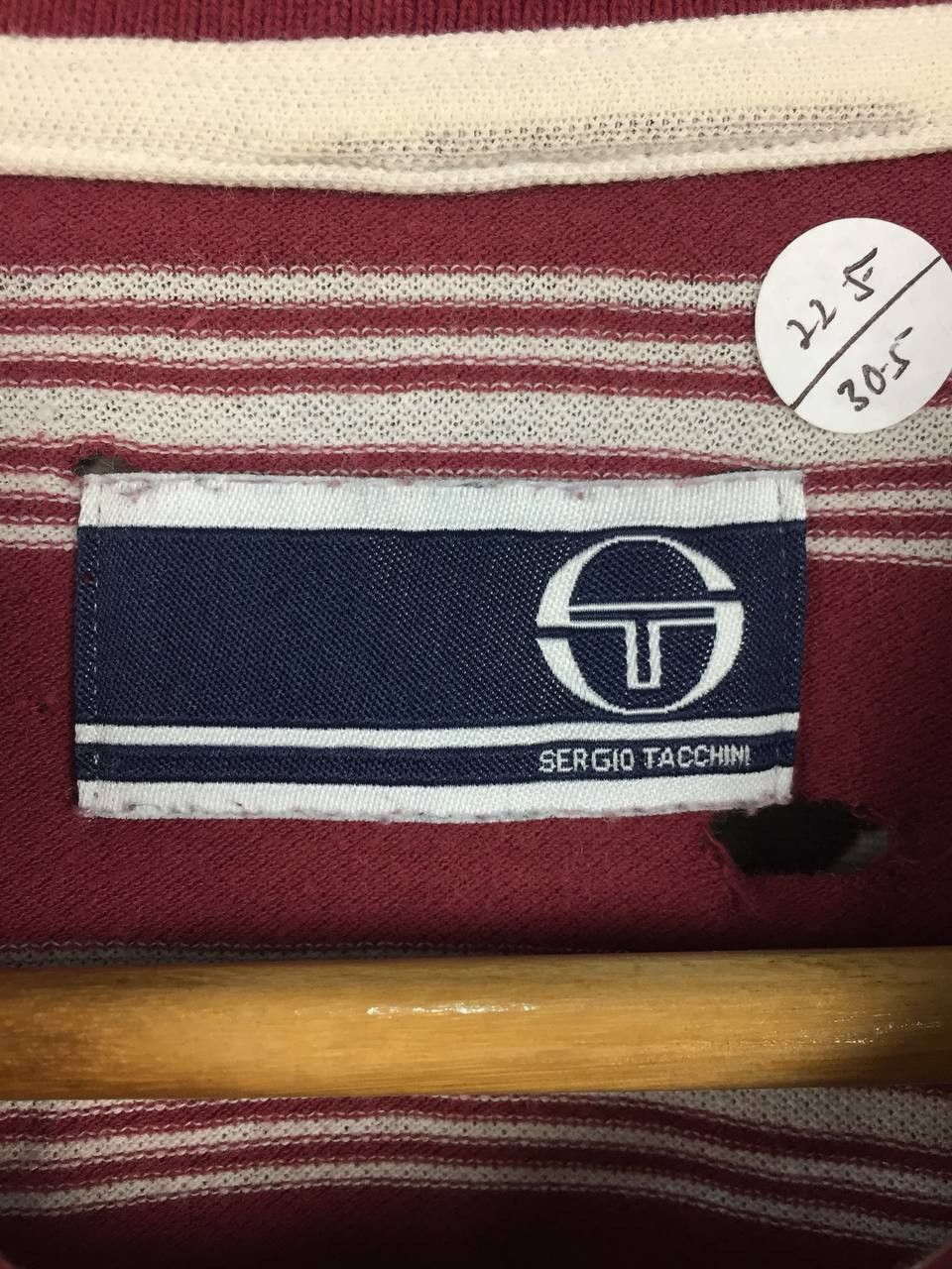 Sergio Tacchini Sergio Tacchini Embroidered Logo Casual Striped Polo Shirt Size US XL / EU 56 / 4 - 7 Thumbnail