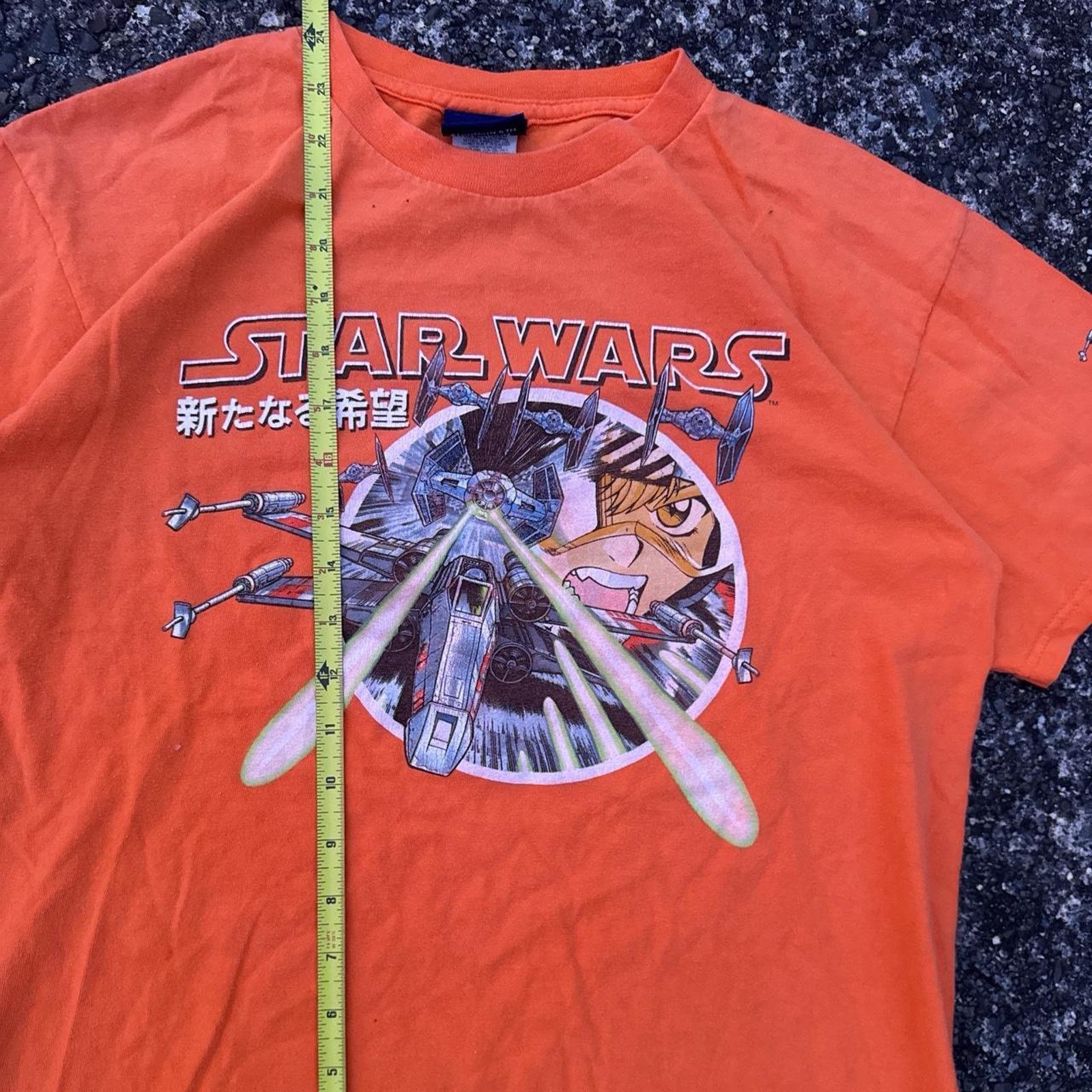 Star Wars Vintage Star Wars TIE Fighter Orange T-Shirt – Size Medium Size US M / EU 48-50 / 2 - 4 Thumbnail