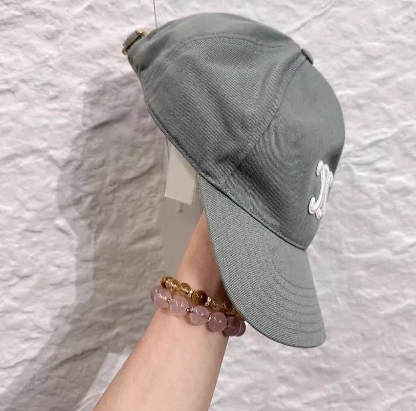 Celine CELINE Triomphe Logo Cap L Size ONE SIZE - 2 Thumbnail