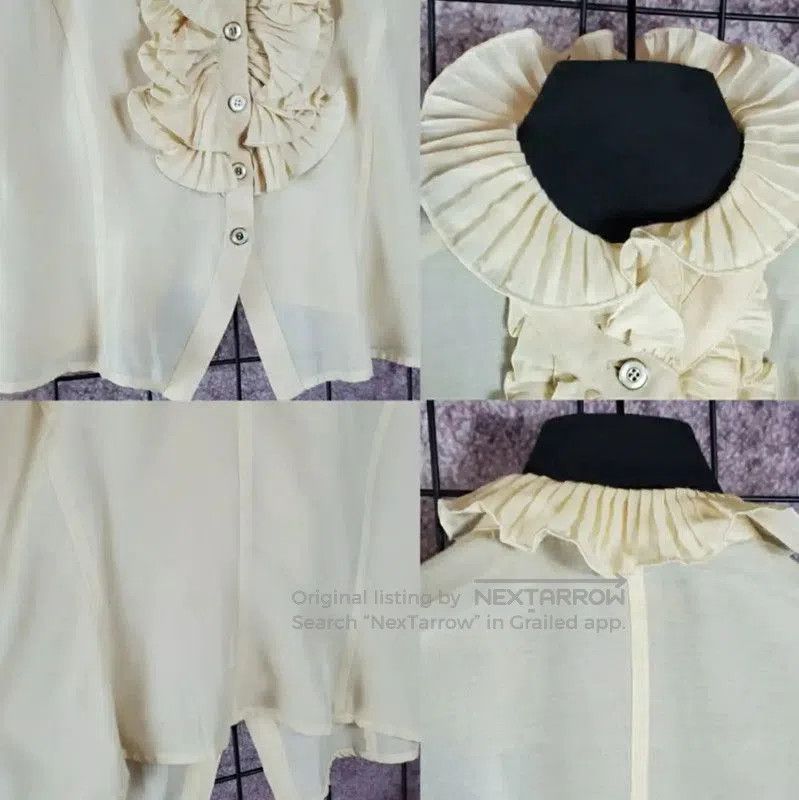 Dior Dior Summer Beige Silk Blend Short Sleeve Shirt . Size M / US 6-8 / IT 42-44 - 5 Thumbnail