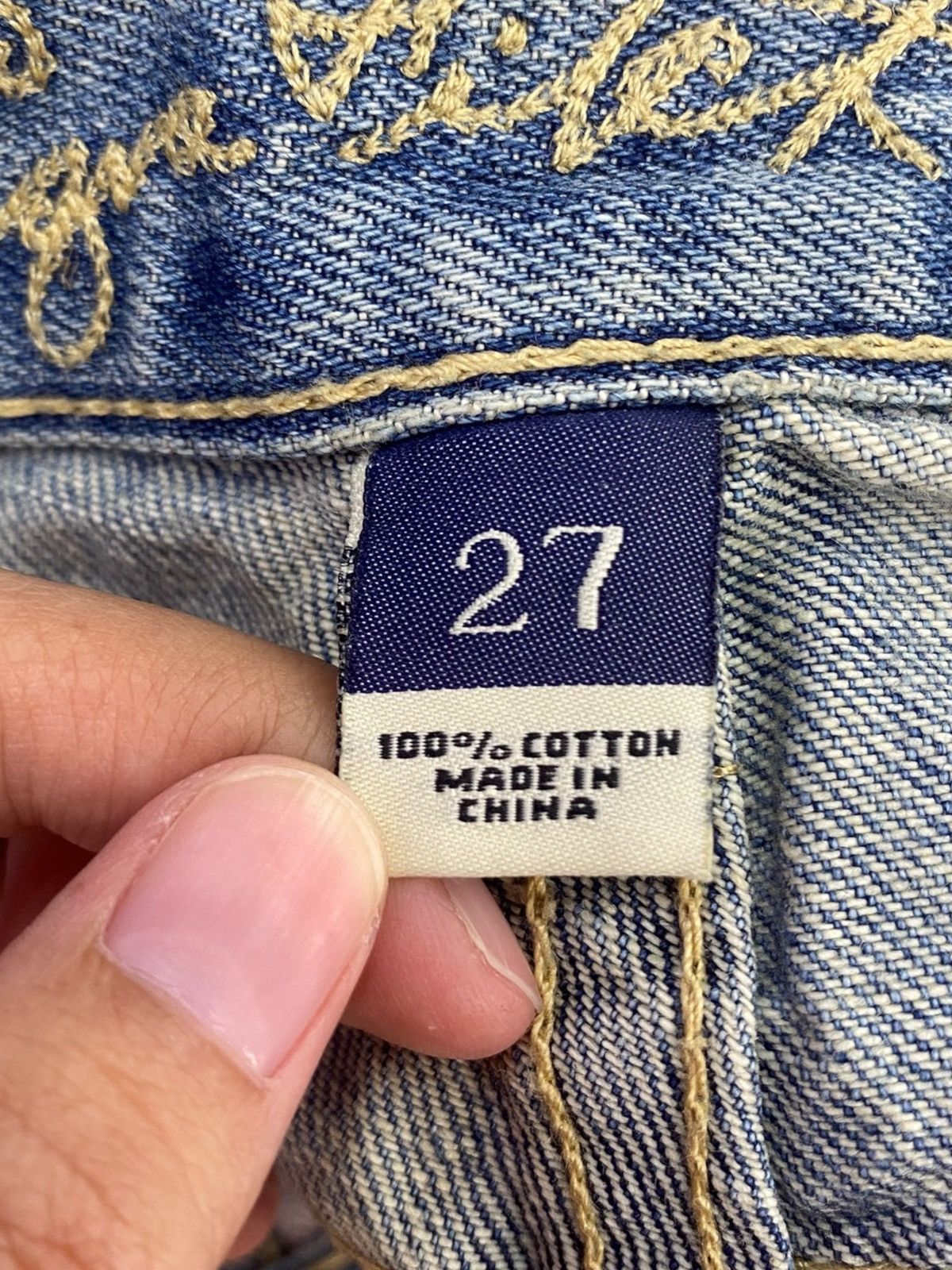 Japanese Brand Japanese Brand Patchwork Style Bootcut Jeans Size US 28 / EU 44 - 10 Thumbnail