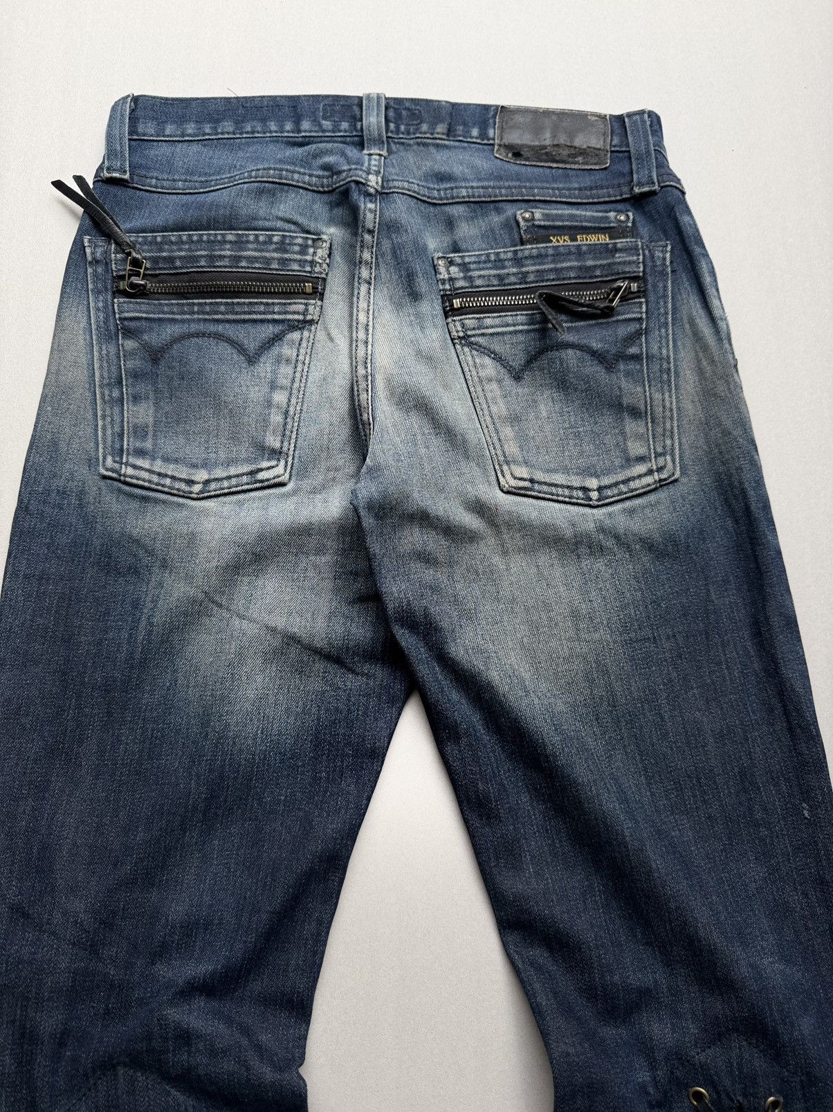 Japanese Brand Edwin lace-up flare jeans Size US 28 / EU 44 - 8 Thumbnail