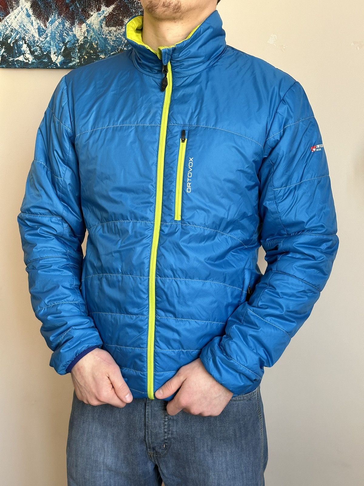 ORTOVOX Ortovox Jacket Men Reversible Merino Wool Outdoor Gorpcore Size US M / EU 48-50 / 2 - 1 Thumbnail