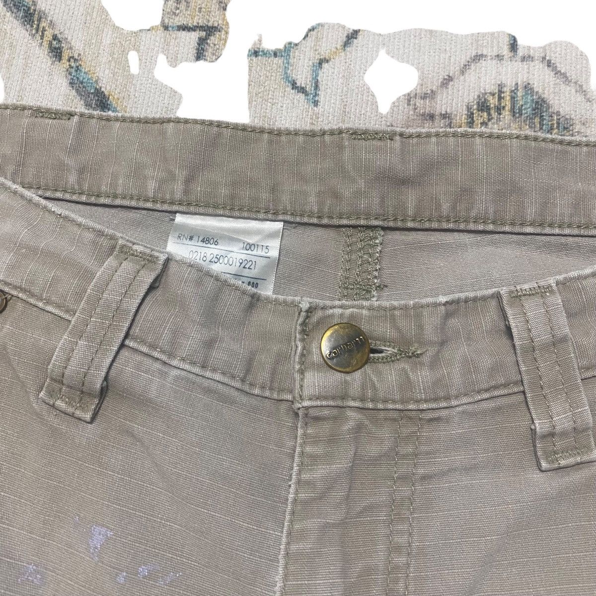 Carhartt Vintage Carhartt Ripstop Cargo Short Pants Size US 33 - 5 Thumbnail