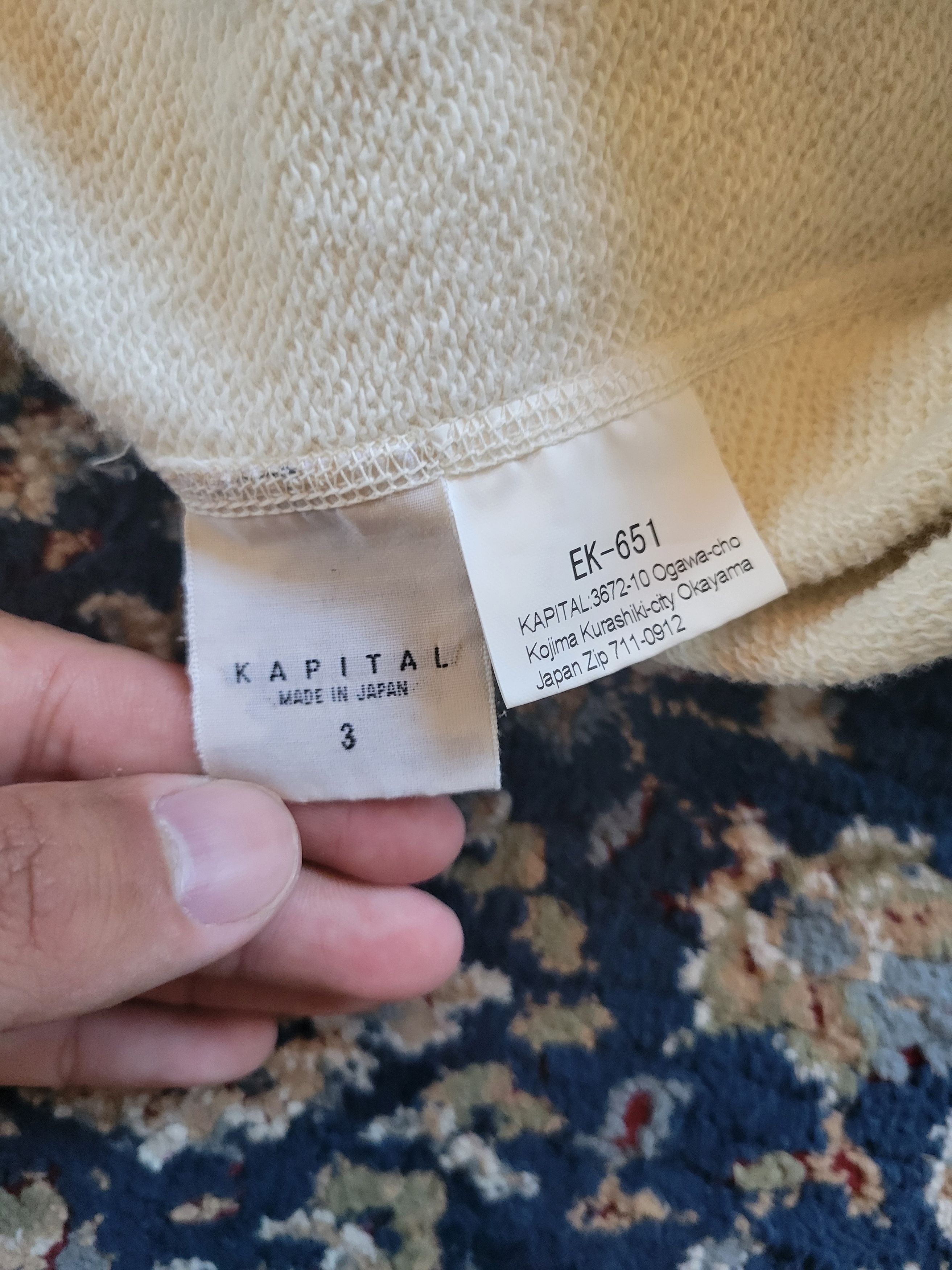 Kapital Kapital "Surf" Catfish Tail Hoodie Size US L / EU 52-54 / 3 - 5 Thumbnail