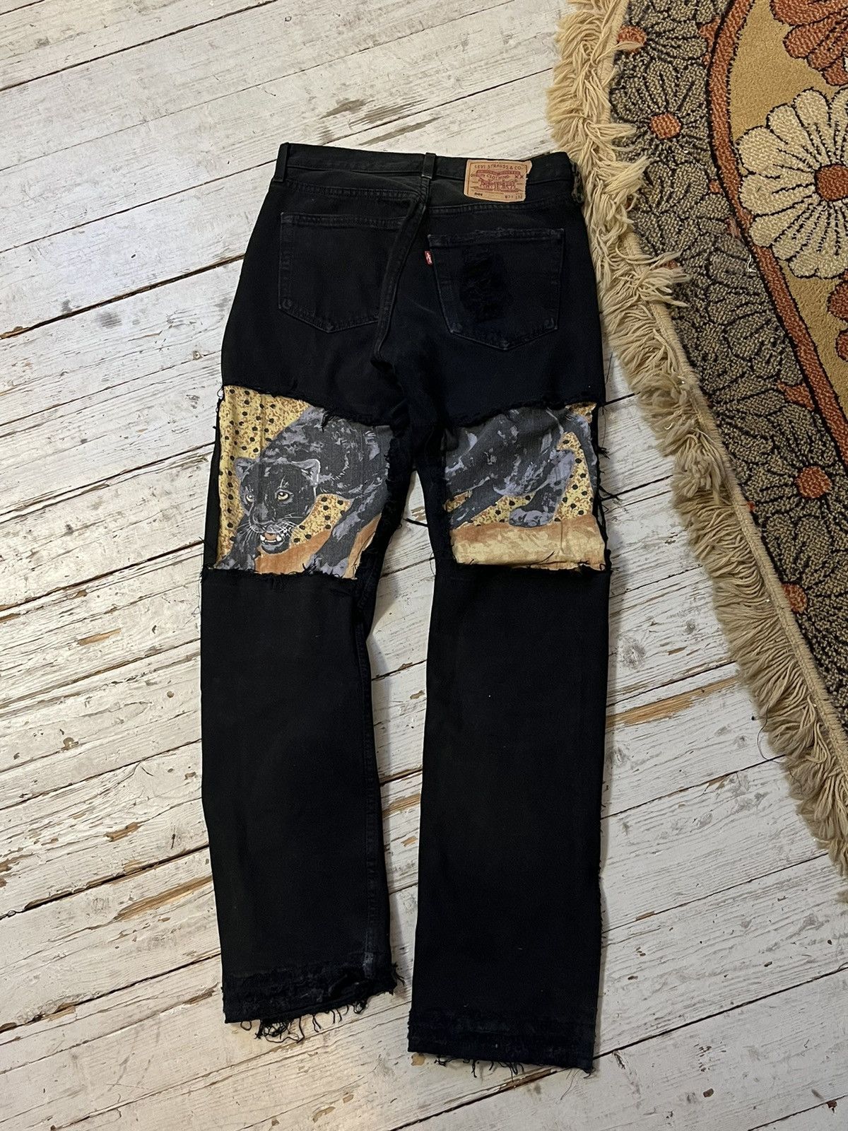 Kapital × Levi's Vintage Levi’s 501 97’ Safari Repaired Patchwork Kapital ins Size 30" / US 8 / IT 44 - 1 Thumbnail