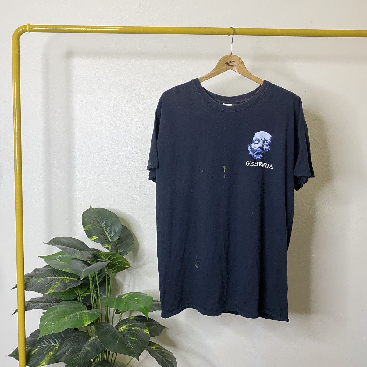 Band Tees × Vintage Vintage Y2K Gehenna Norwegian Black Metal Band T Shirt Size US L / EU 52-54 / 3 - 5 Thumbnail