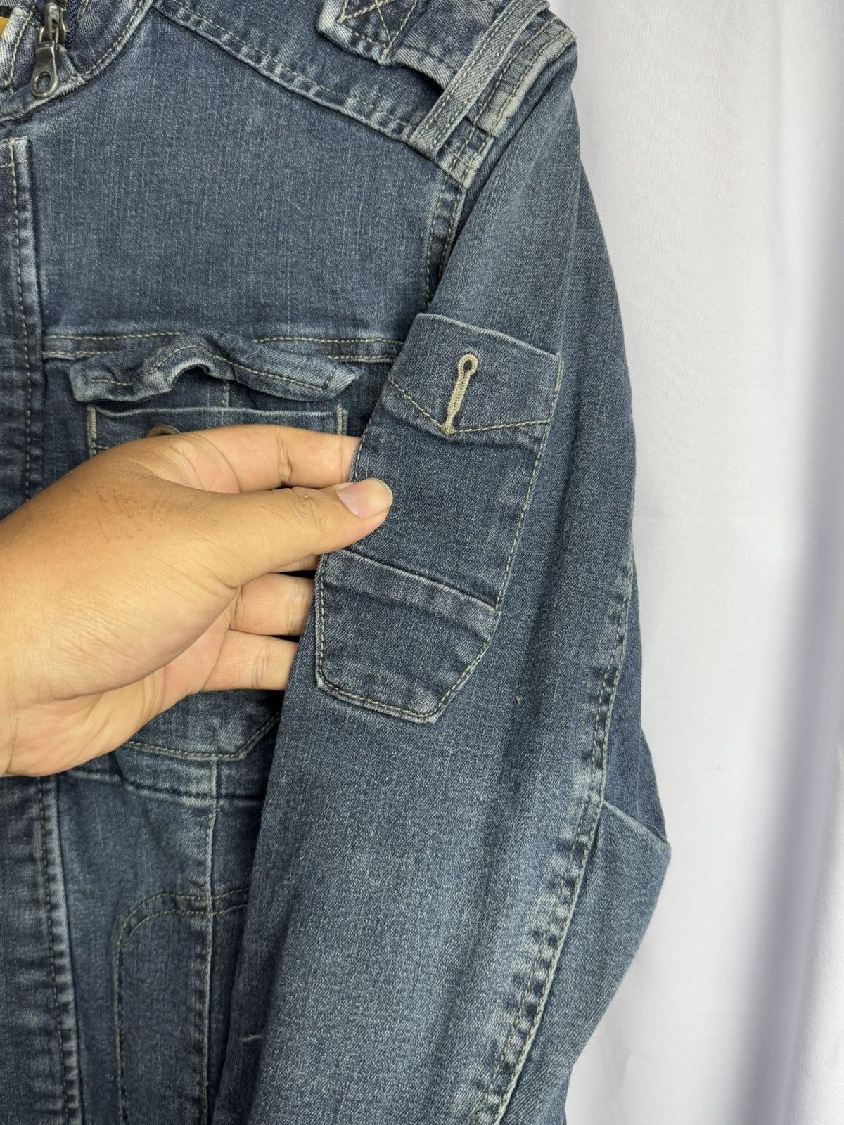 If Six Was Nine × Japanese Brand × Le Grande Bleu (L.G.B.) Bono Denim Jacket Iz Frontier Goa Style Japanese Size US M / EU 48-50 / 2 - 4 Thumbnail