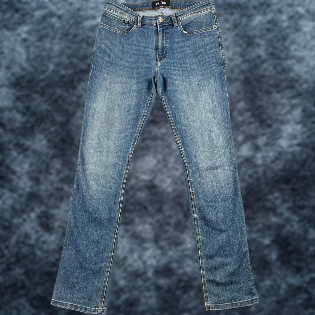 DUER DU/ER L2X Jeans Slim Tapered Stretch Denim 32x32 Men Blue DUER Size US 32 / EU 48 - 1 Thumbnail