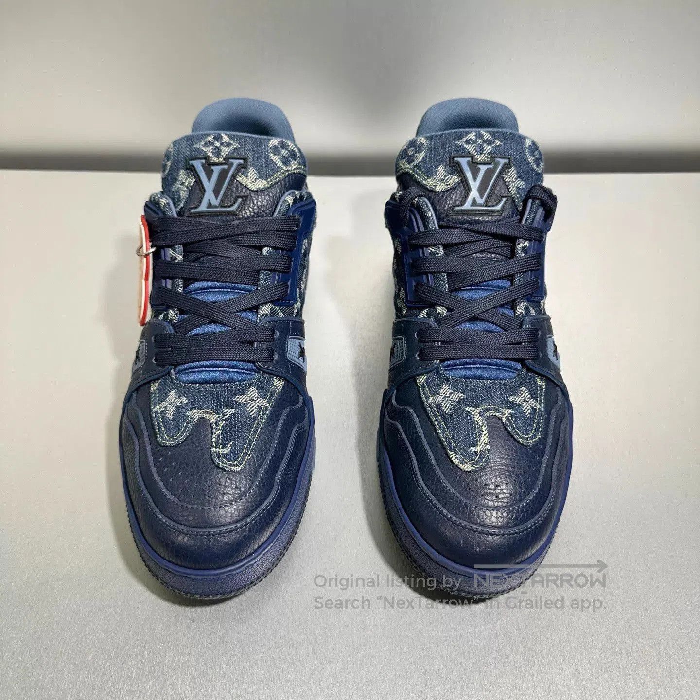 Louis Vuitton Blue Low. Size US 8.5 / EU 41-42 - 2 Thumbnail