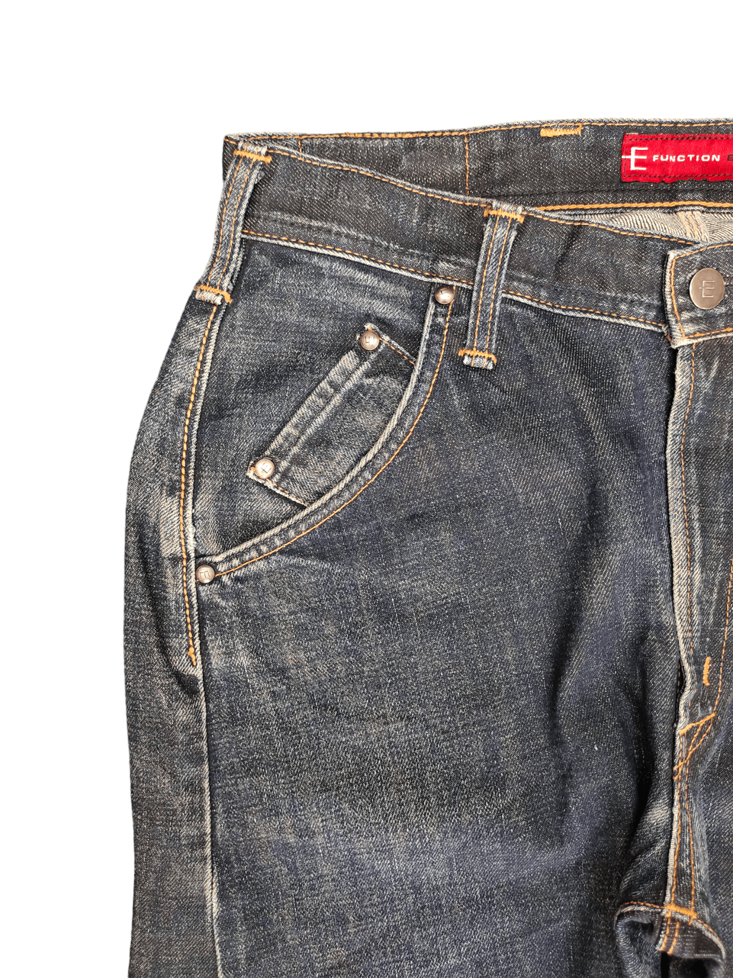 Kapital Vintage 90s Edwin Japan E Function Spiral Cut Denim Jeans Size US 30 / EU 46 - 11 Thumbnail