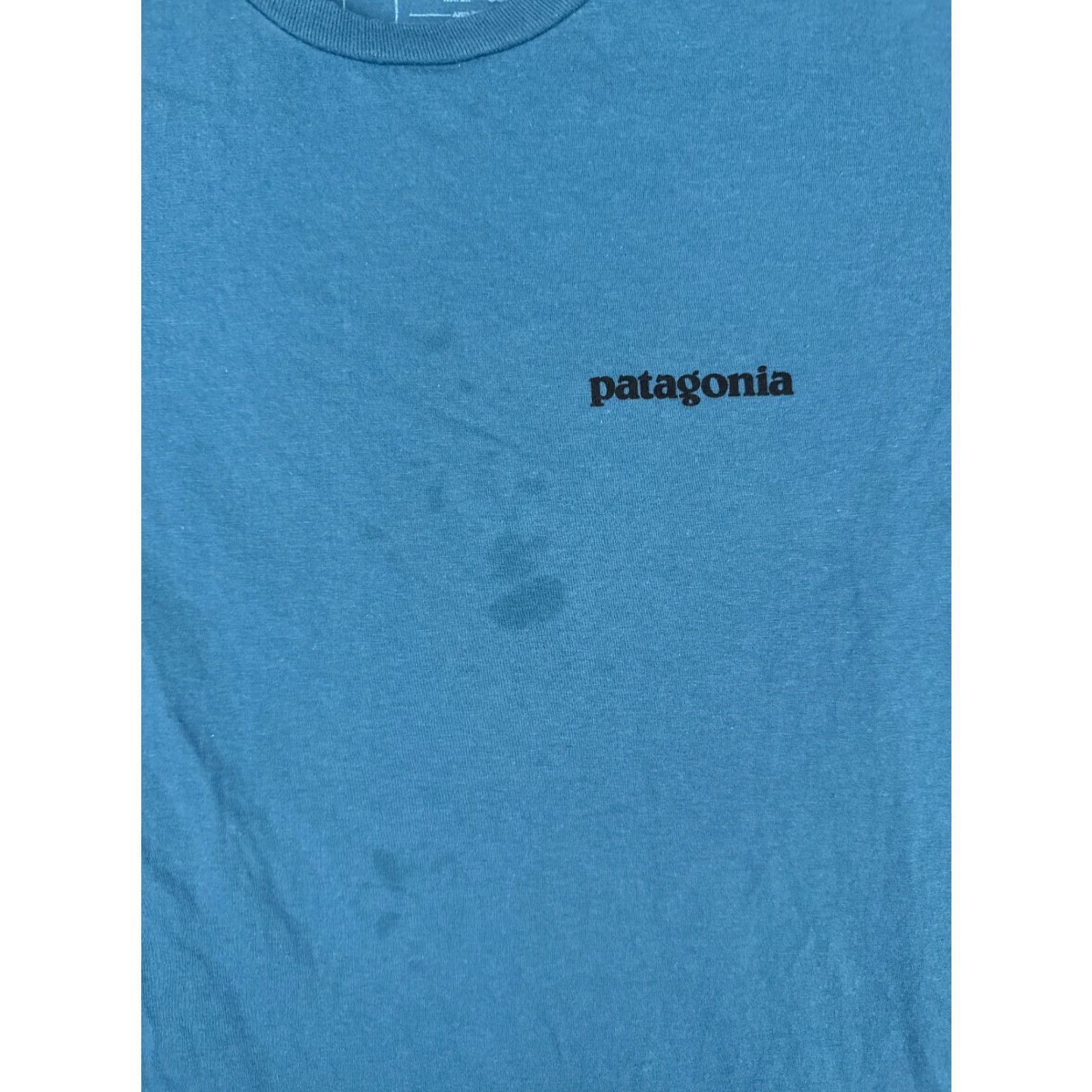 Patagonia Patagonia Shirt Men Medium Blue Short Sleeve Crew Neck 100% Cotton Logo All Seasons Outdoor Mens Size US M / EU 48-50 / 2 - 6 Thumbnail