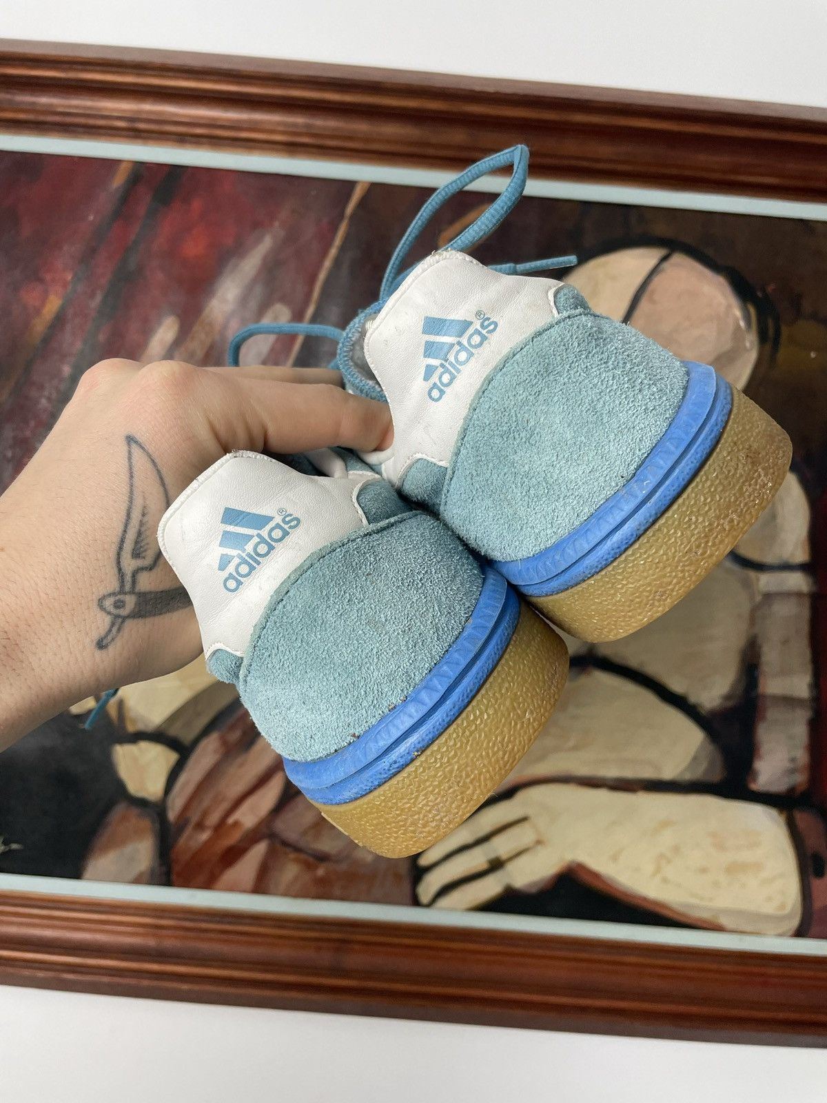 Adidas Adidas Special Low Hype Sneakers Light Blue 2014 Casual Rare Size US 7 / EU 40 - 4 Thumbnail