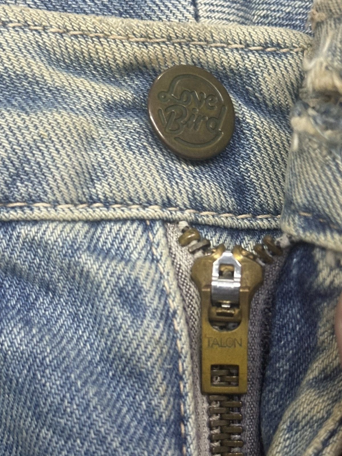 Japanese Brand Vintage Love Bird Straight Japan Jeans With Faded Bluewash Size US 26 / EU 42 - 11 Thumbnail