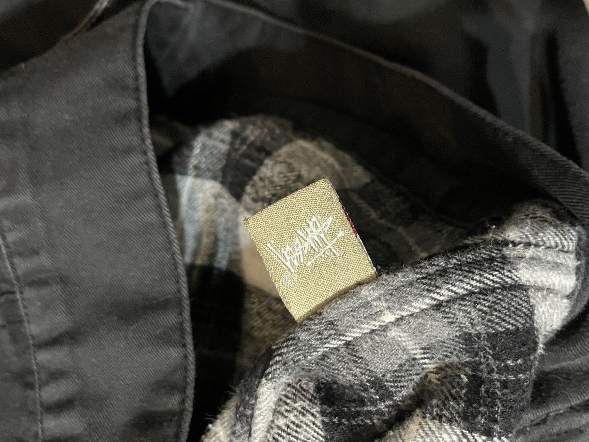 Stussy Black 2000s Stussy Collared Button Up Jacket Size US S / EU 44-46 / 1 - 12 Thumbnail
