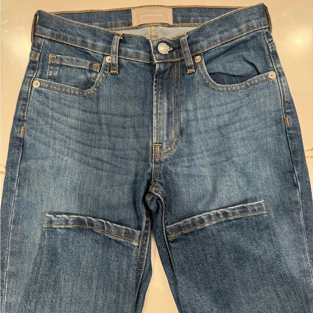 Everlane Everlane Ankle Jeans Size 25 Low Rise Medium Blue Wash Size 25" / US 0 / IT 36 - 9 Thumbnail