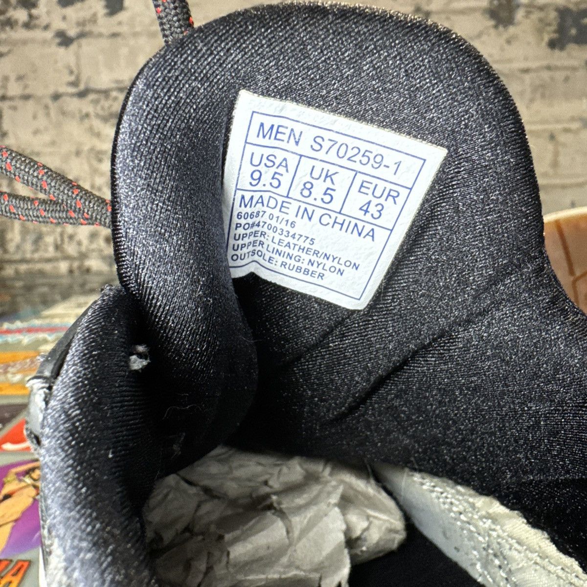 Saucony Saucony Grid 9000 Letterman Black Wool Sz 9.5 No Box Size US 9.5 / EU 42-43 - 6 Thumbnail