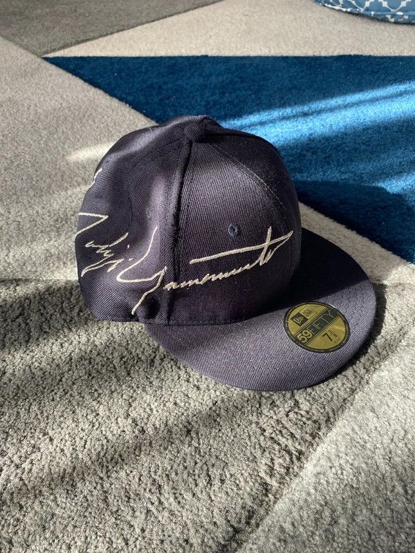 Yohji Yamamoto Yohji Yamamoto Navy signature cap from runway Size ONE SIZE - 1 Thumbnail