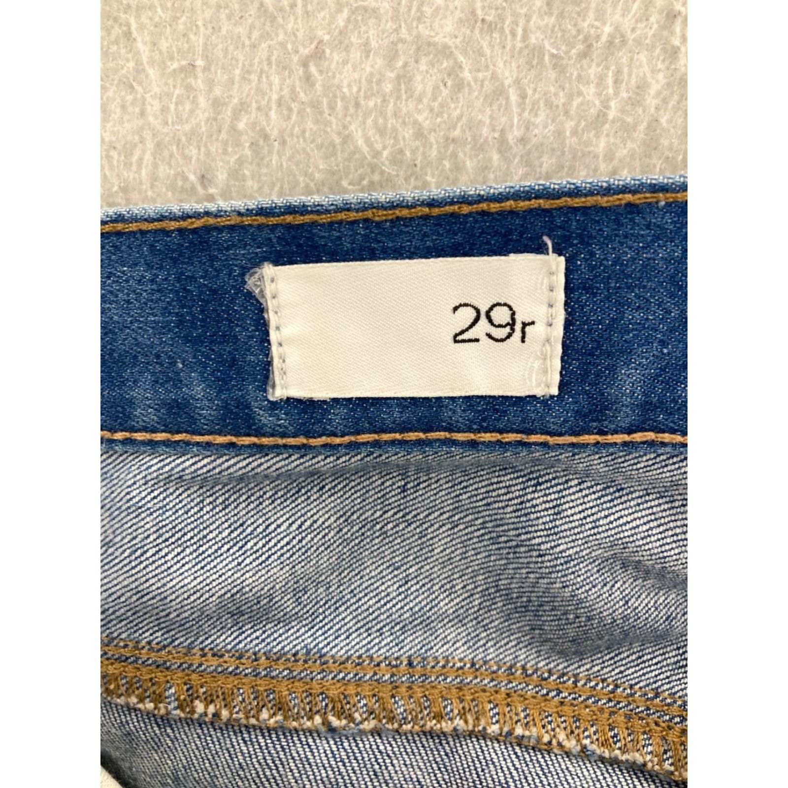 Gap Gap Jean Skirt Casual Mini Womens 29/R Raw Hem Blue Denim American Size 29" - 7 Thumbnail