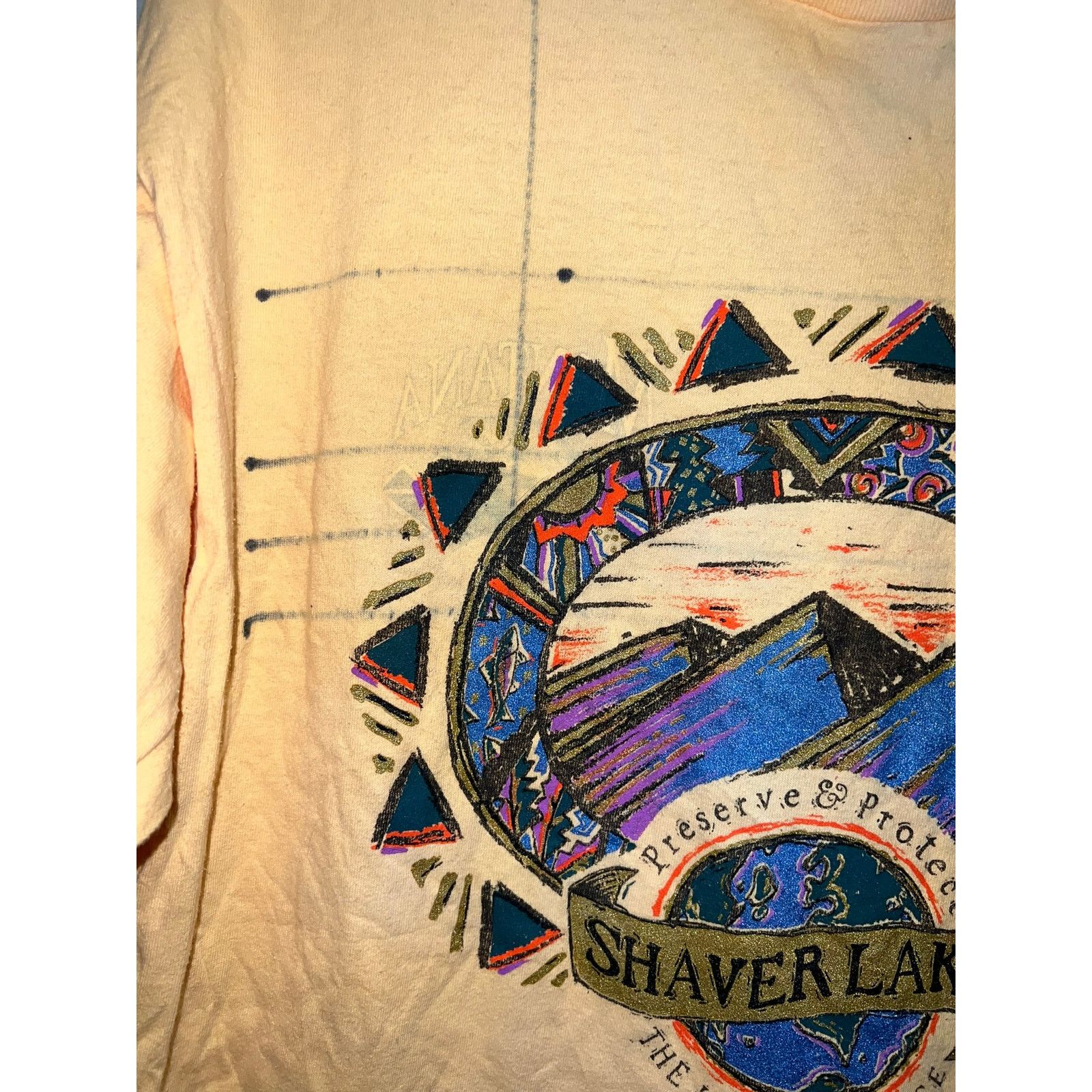 Vintage Vintage Shaver Lake Shirt Preserve And Protect Tee 90s L Size US L / EU 52-54 / 3 - 3 Thumbnail