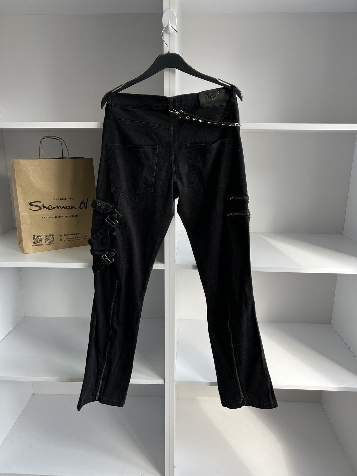 Japanese Brand × Vintage Vintage Y2k Black Japanese Style Pants Size US 32 / EU 48 - 8 Thumbnail