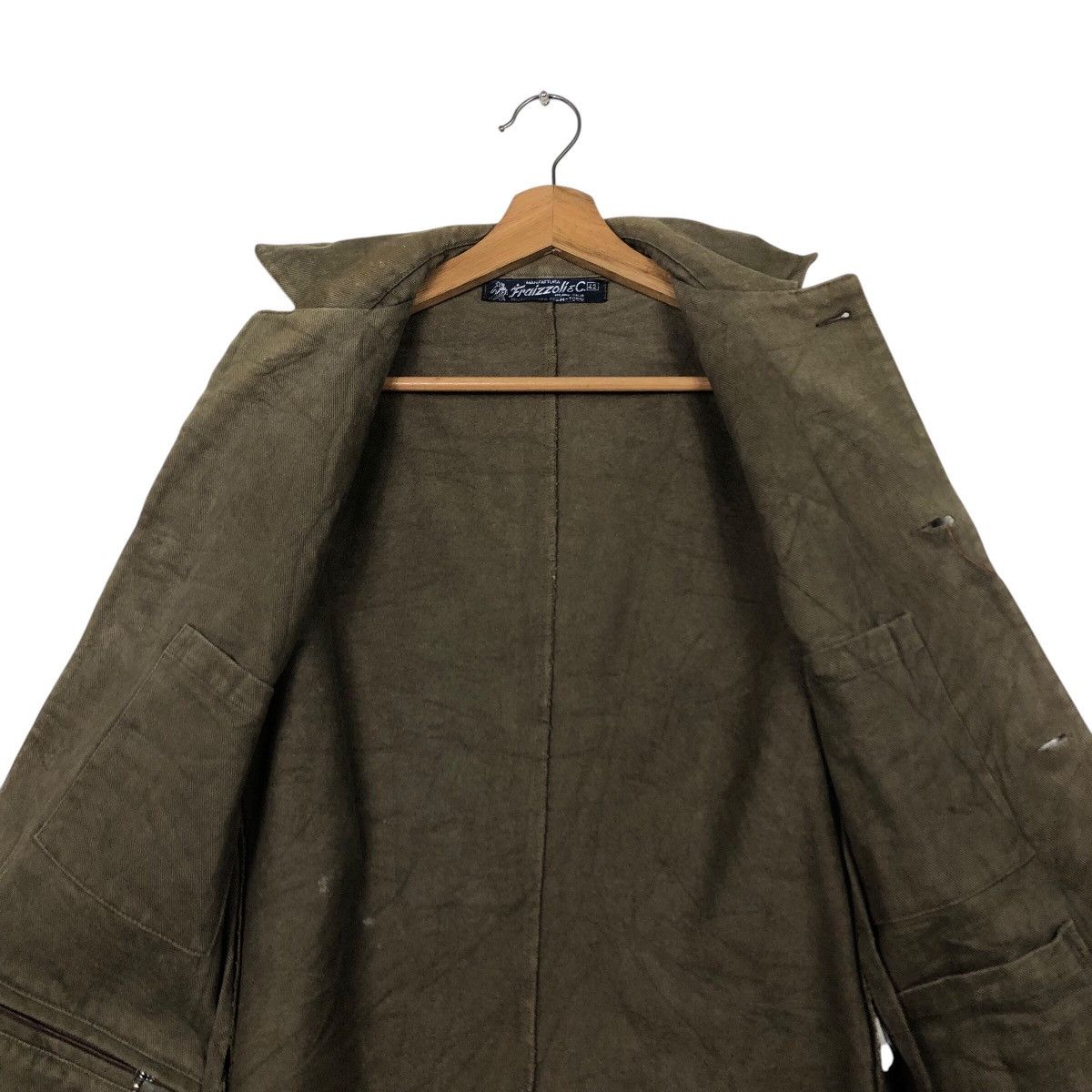 Japanese Brand × Vintage 📌Vintage Chore Worker Jacket Fraizzoli Seilin Issey Miyake Size US M / EU 48-50 / 2 - 15 Thumbnail