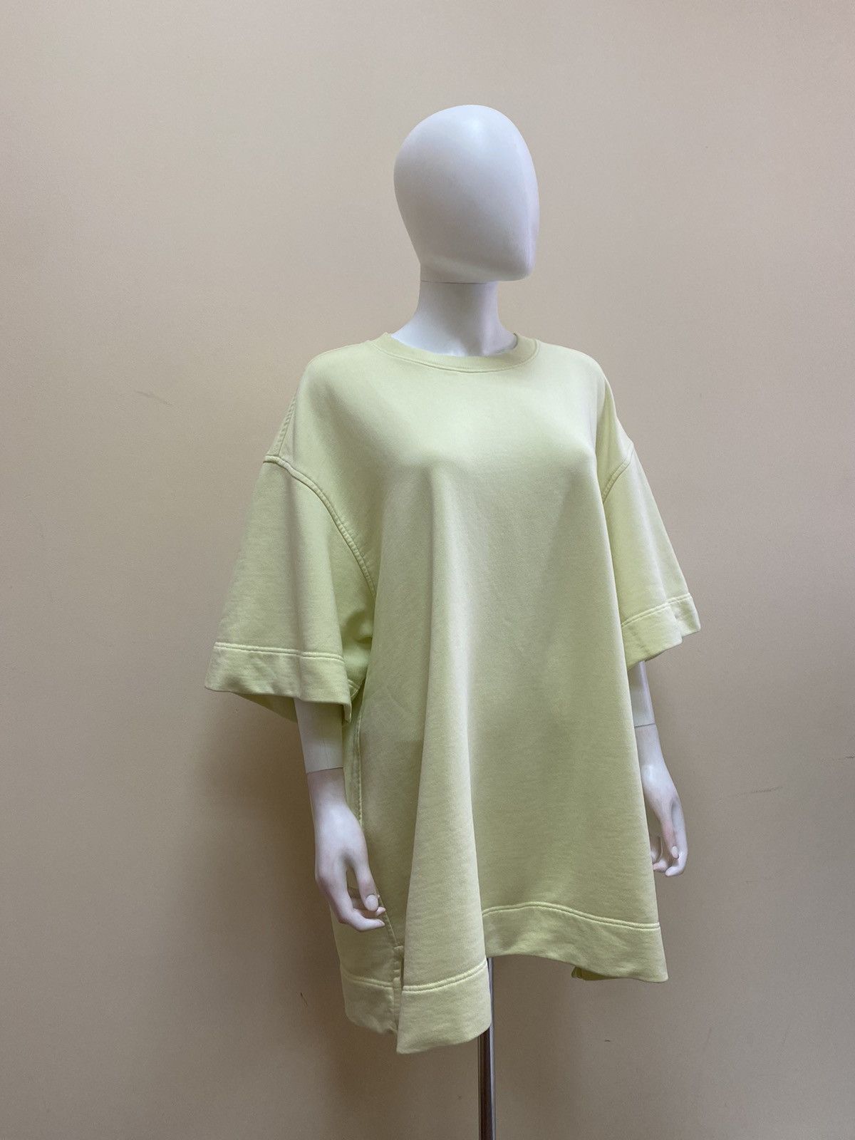 Dries Van Noten Dries Van Noten Womens Yellow Oversized Sweatshirt Size M Size M / US 6-8 / IT 42-44 - 2 Thumbnail