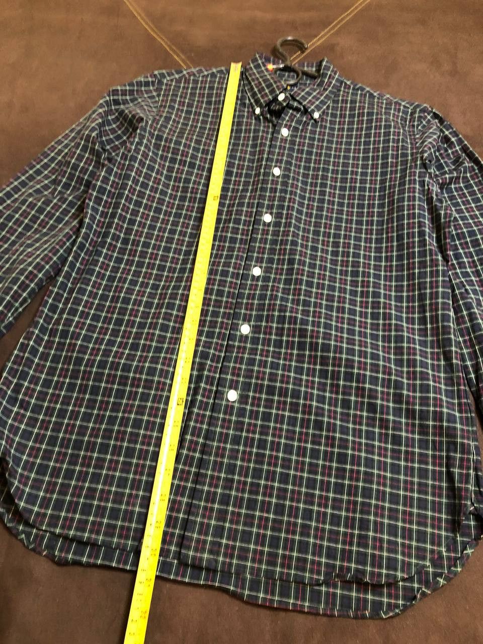Polo Ralph Lauren Polo Ralph Lauren Custom Fit Twill Checked Shirt Size US L / EU 52-54 / 3 - 6 Thumbnail