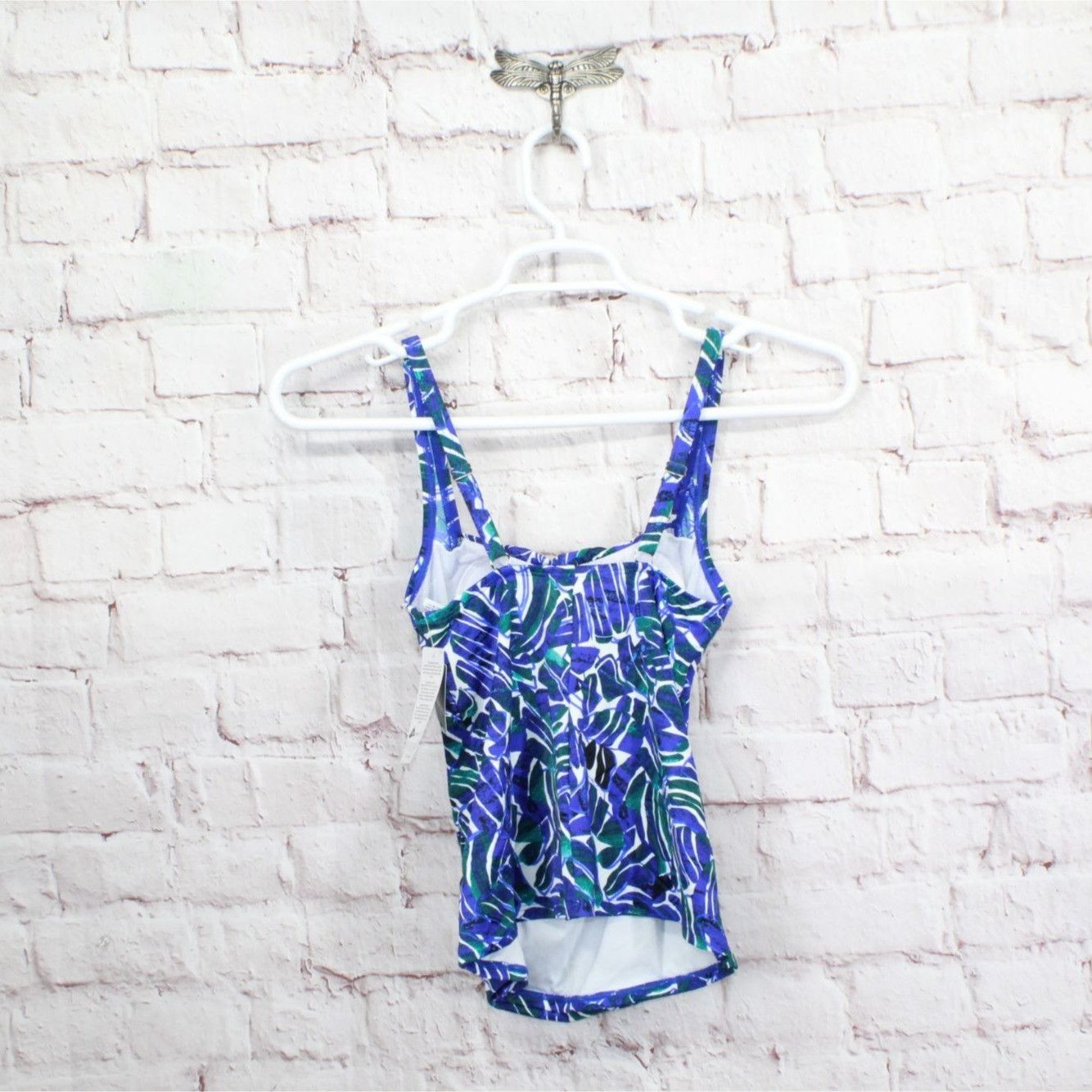L.L. Bean × Swims × Vacation LL Bean Women's Mix and Match Swimwear Squareneck Tankini Size S / US 4 / IT 40 - 6 Thumbnail